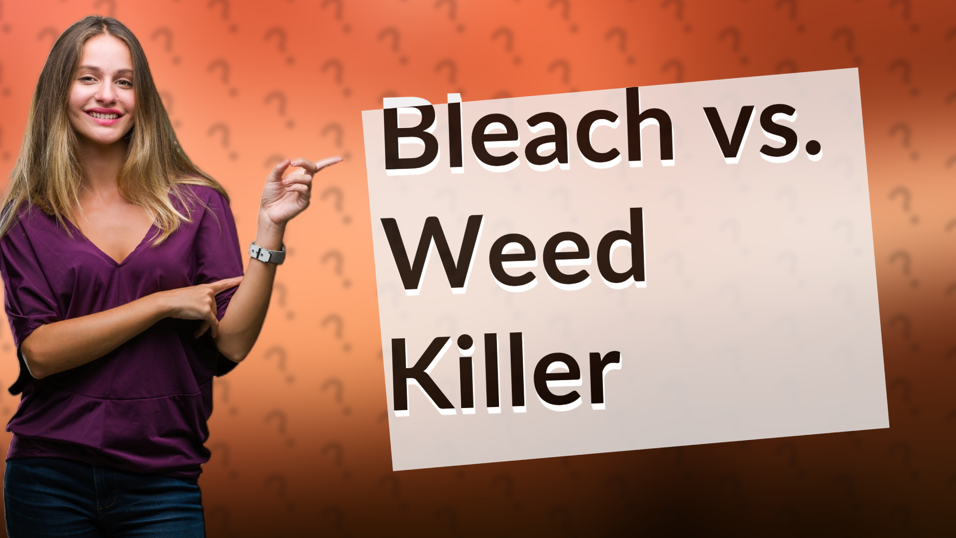 Bleach vs. Weed Killer