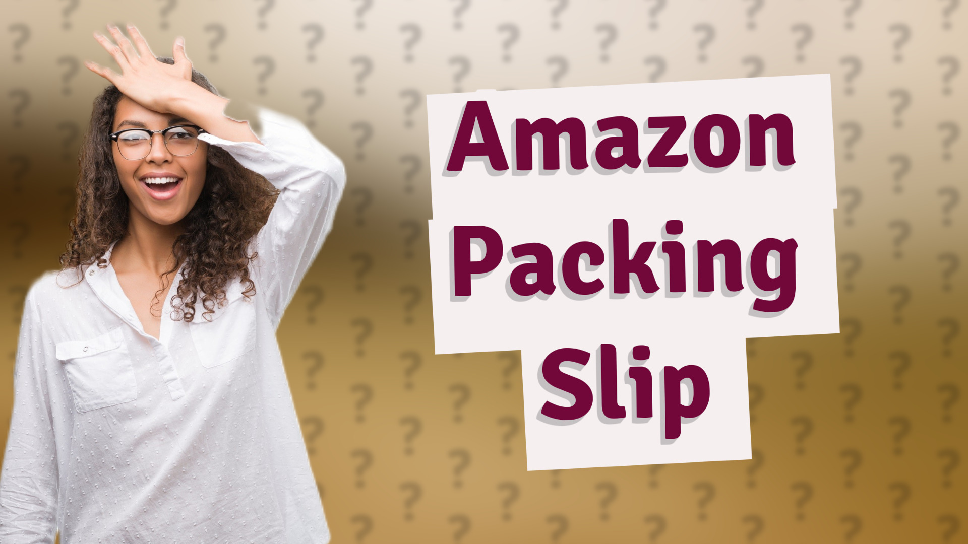 Amazon Packing Slip