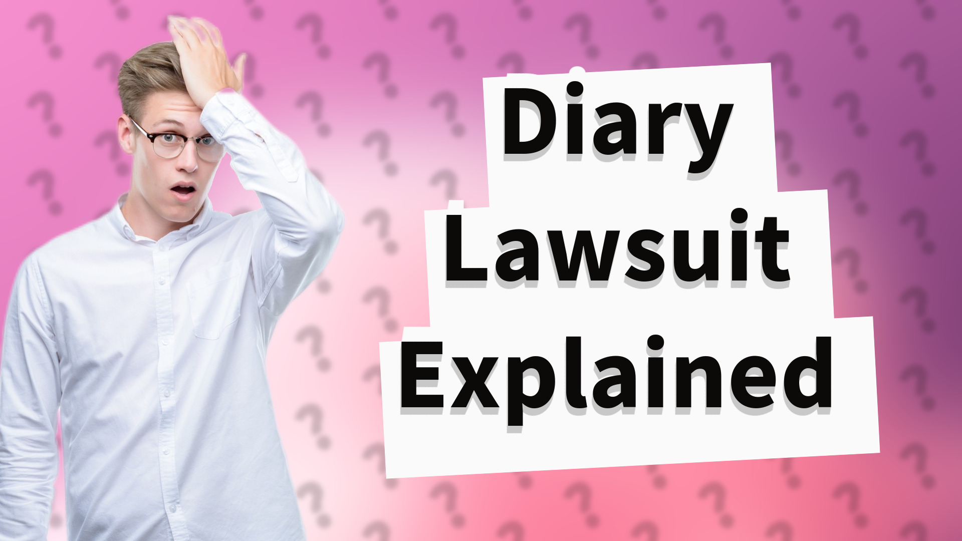 Diary Lawsuit Explained