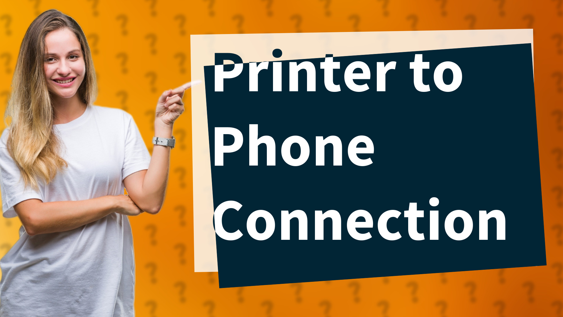 Printer to Phone Connection