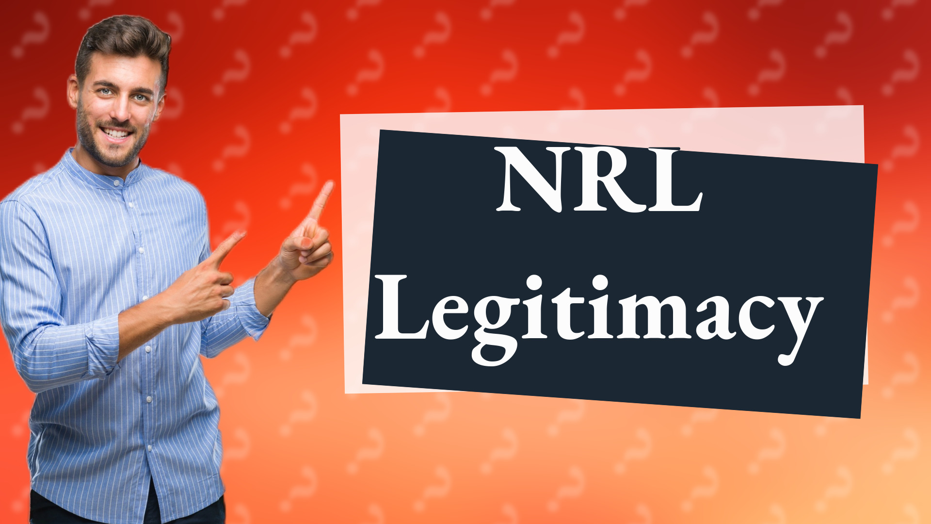 NRL Legitimacy