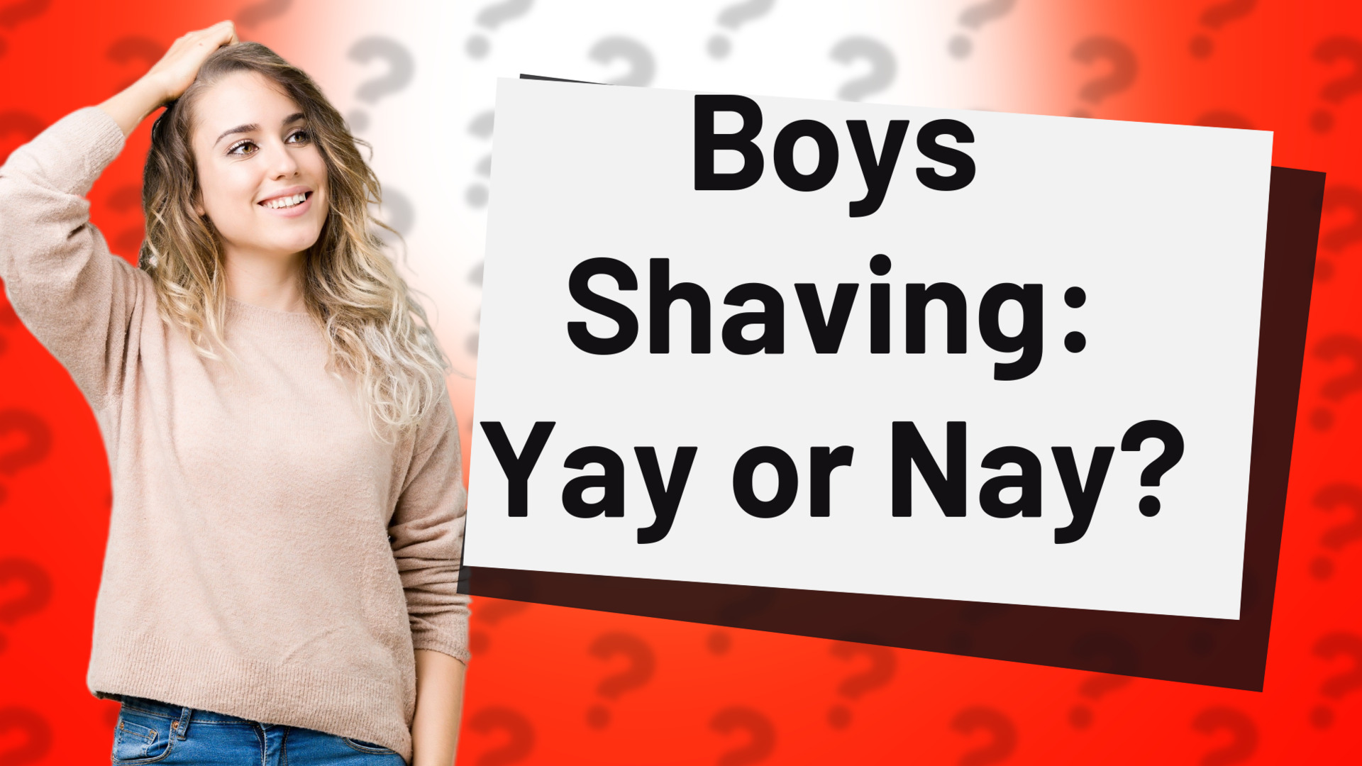 Boys Shaving: Yay or Nay?