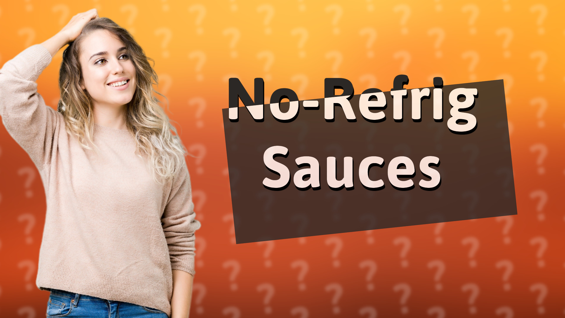 No-Refrig Sauces