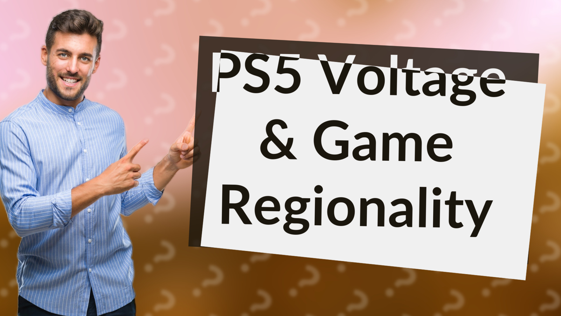 PS5 Voltage & Game Regionality