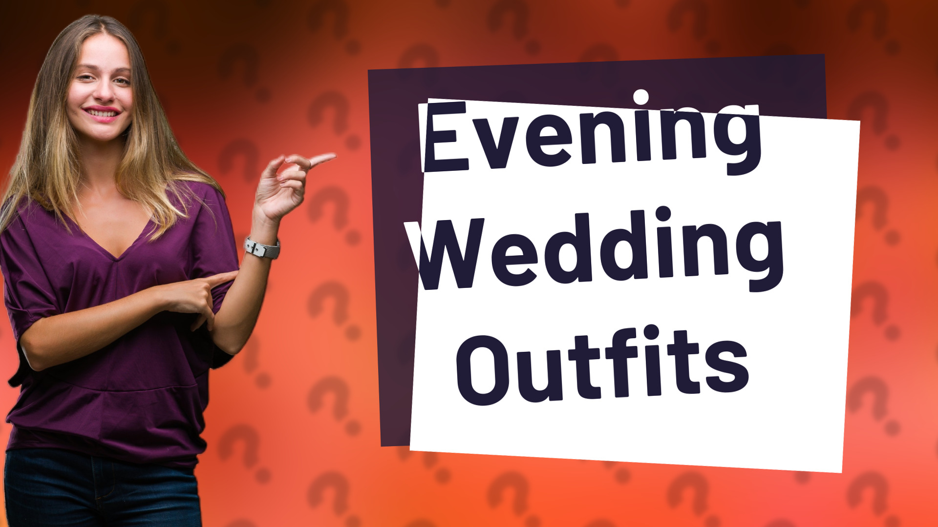 Evening Wedding Outfits