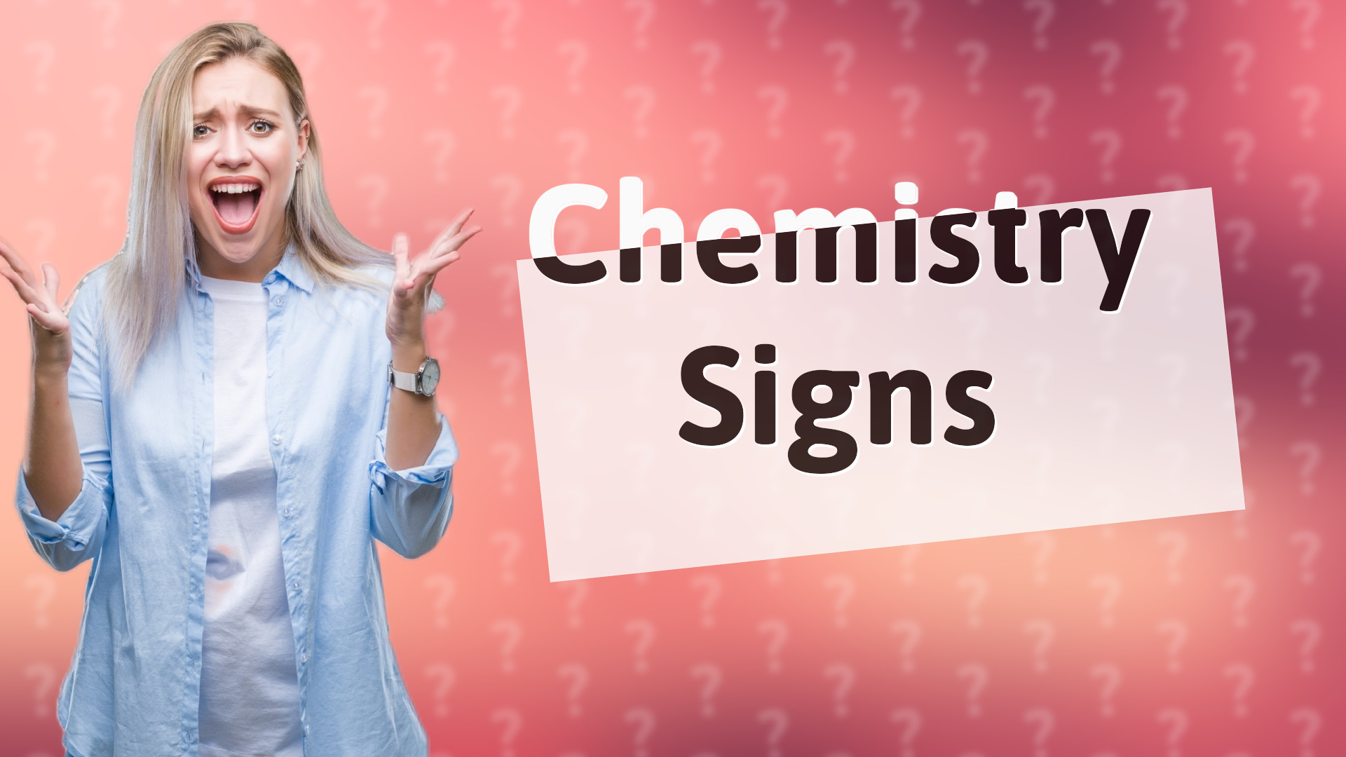 Chemistry Signs