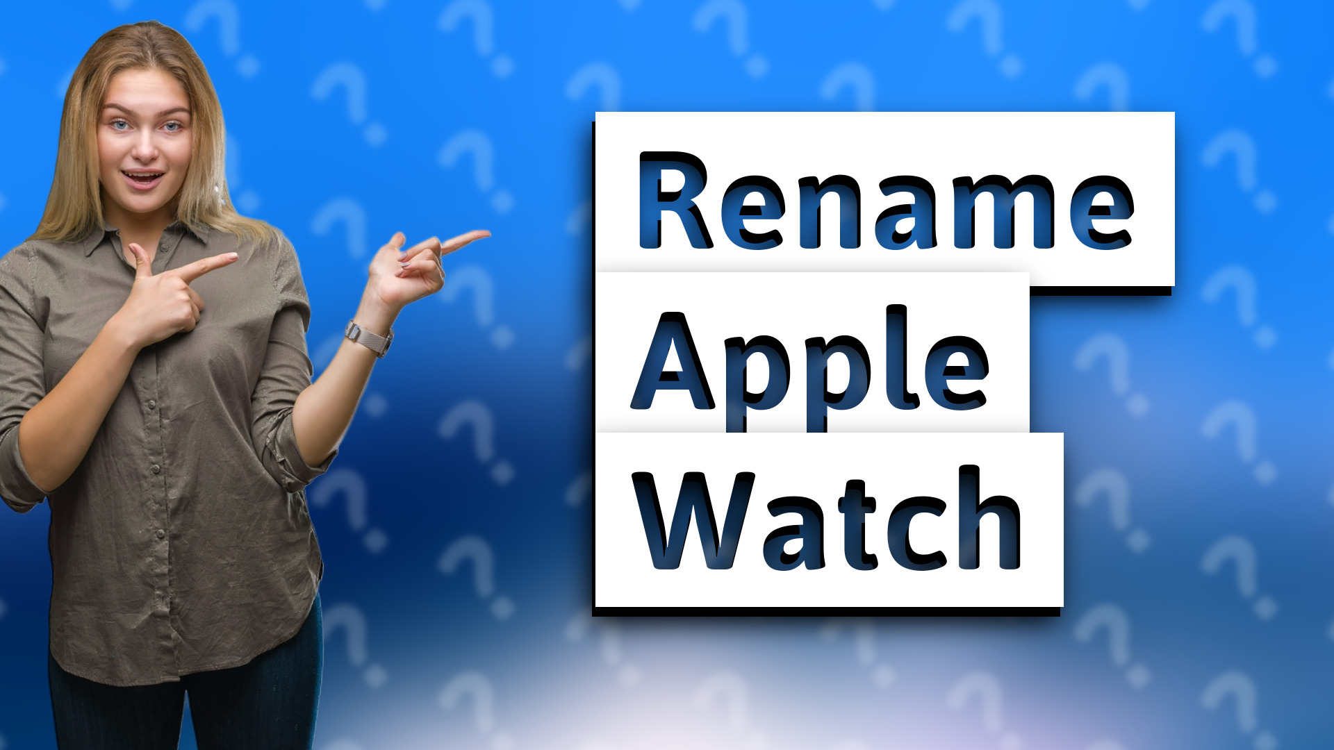 Rename Apple Watch
