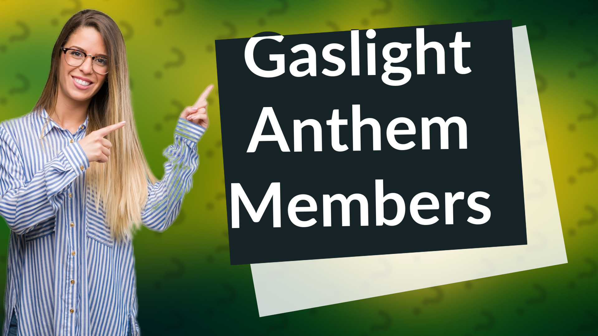 Gaslight Anthem Members