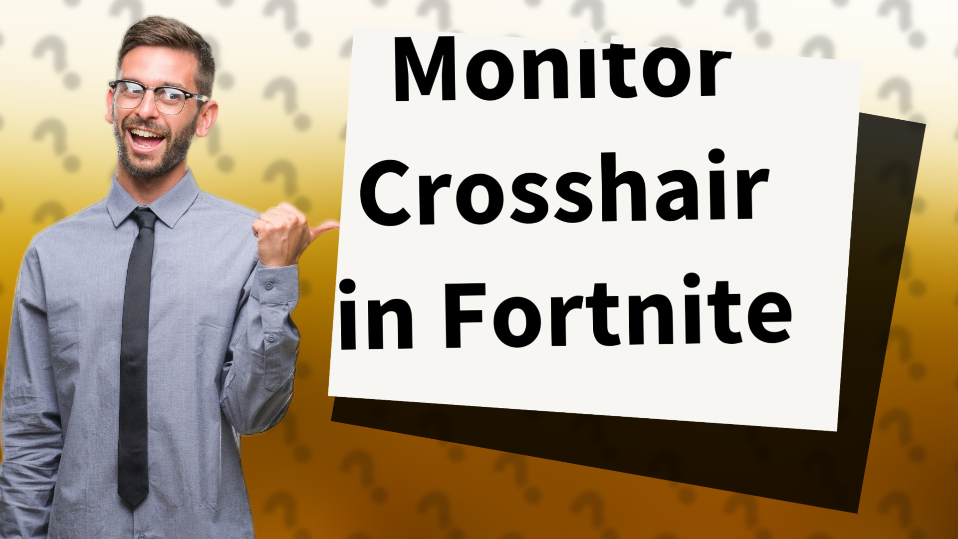 Monitor Crosshair in Fortnite