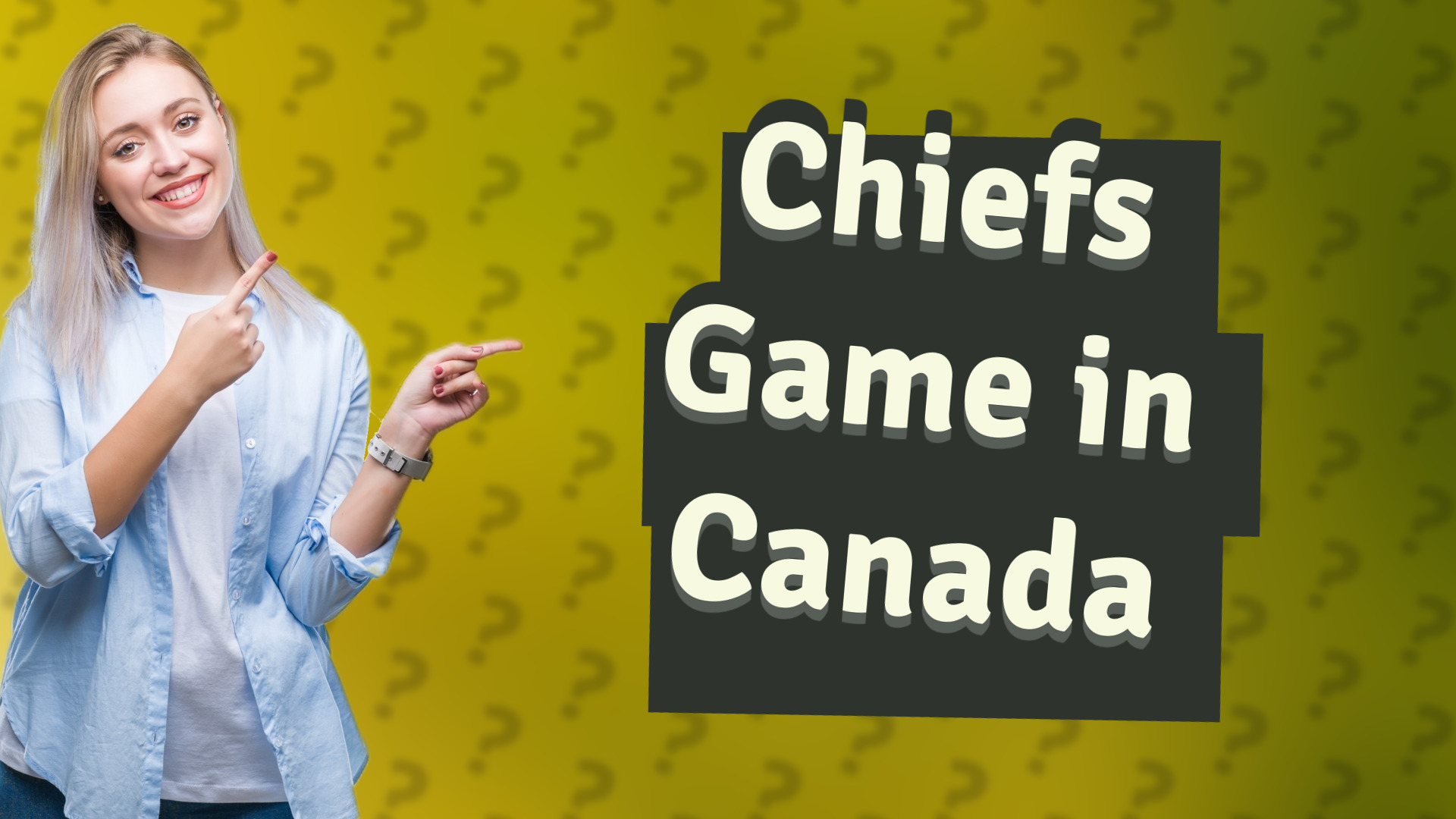 Chiefs Game in Canada