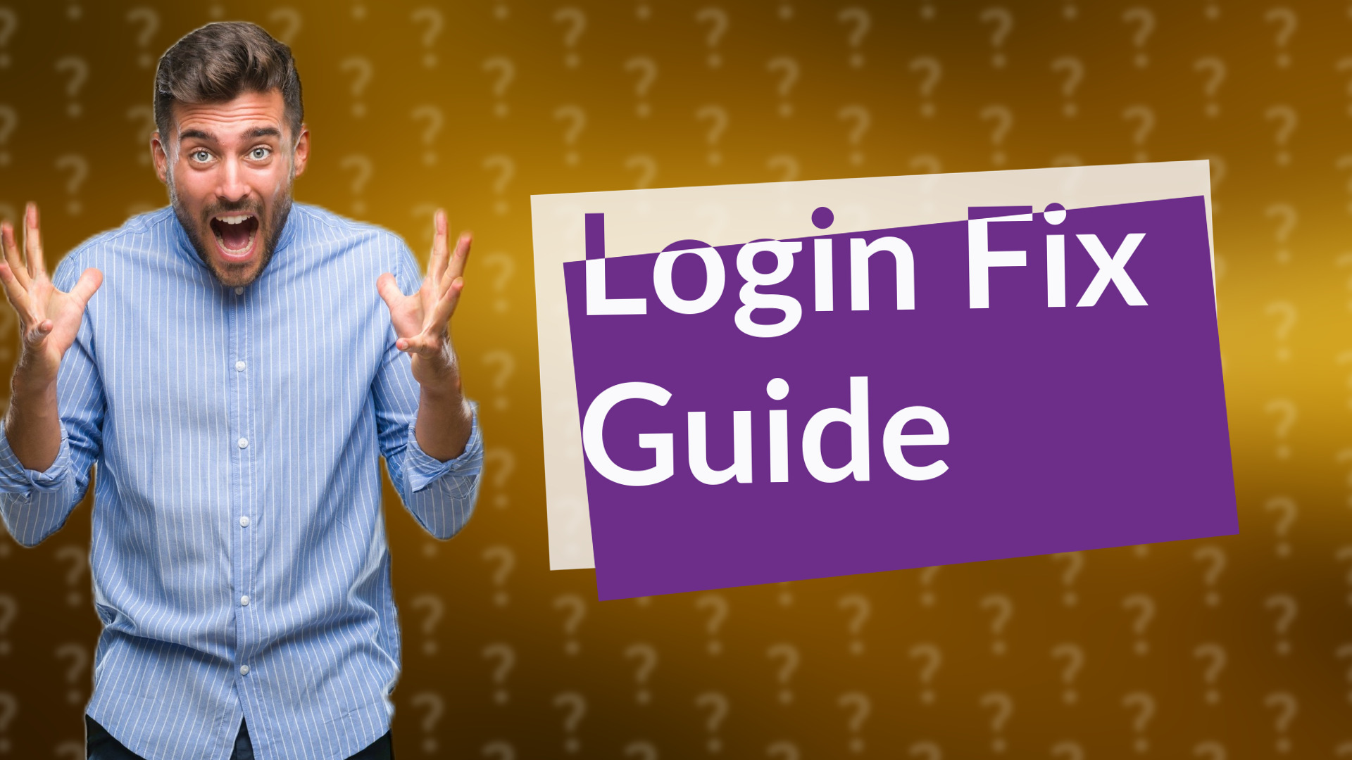 Login Fix Guide