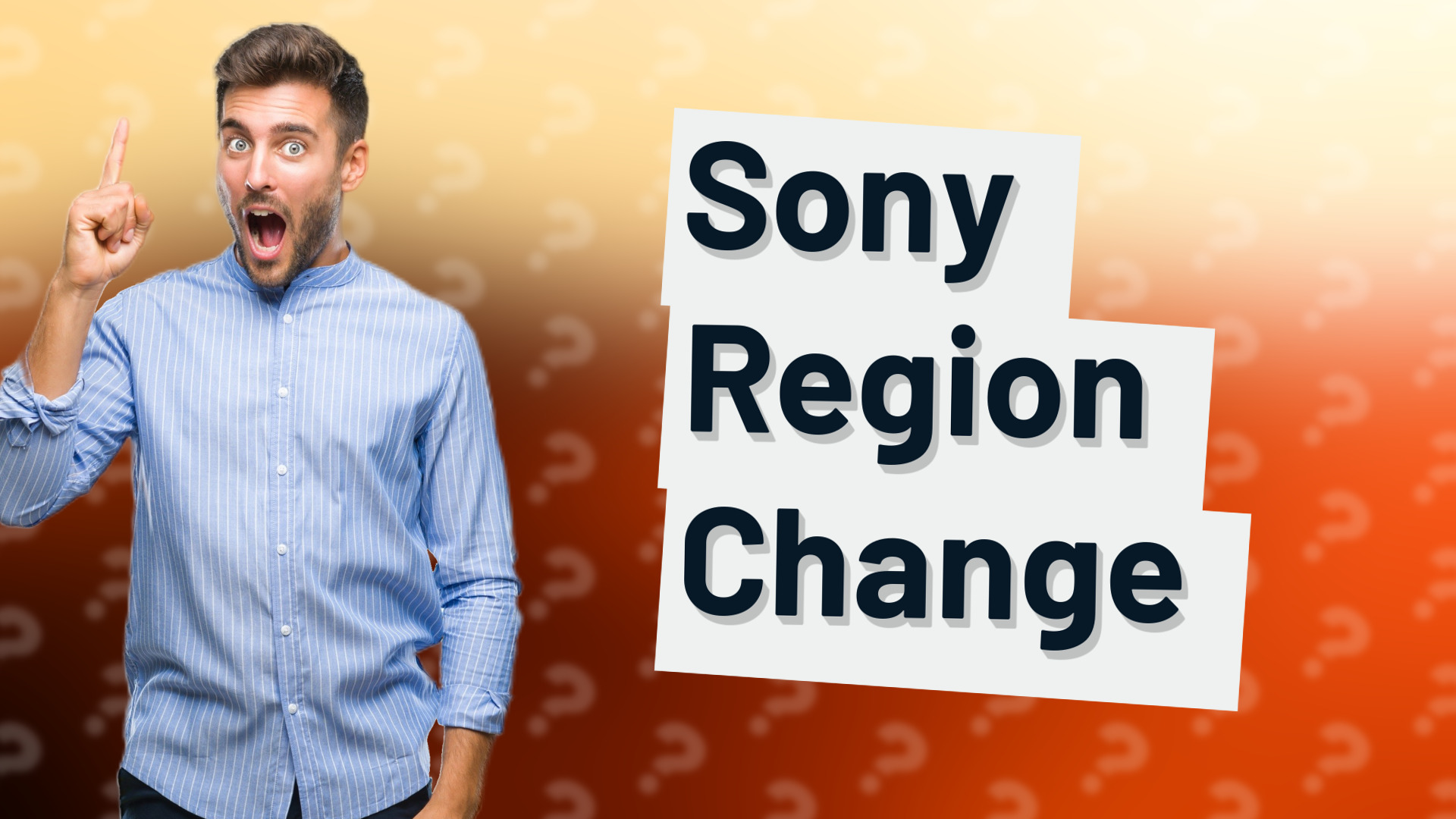 Sony Region Change