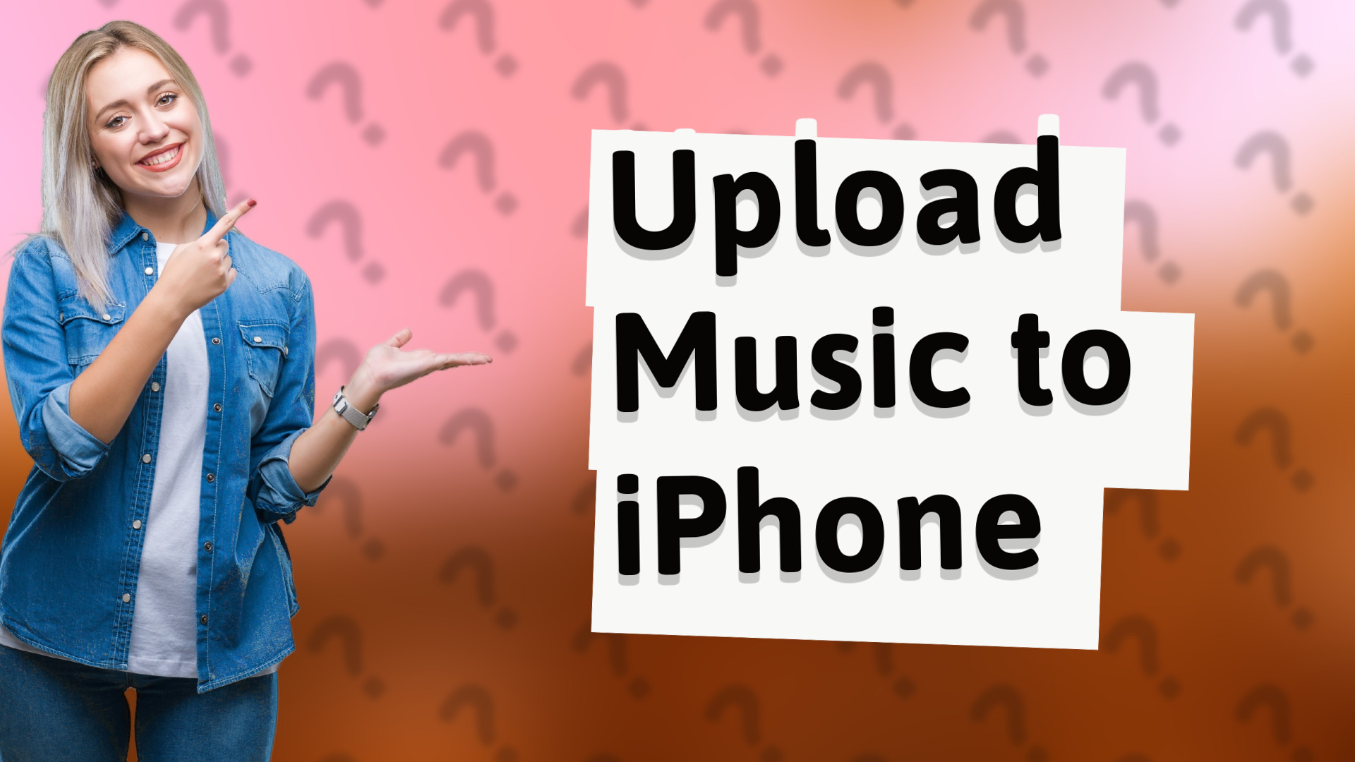 Upload Music to iPhone