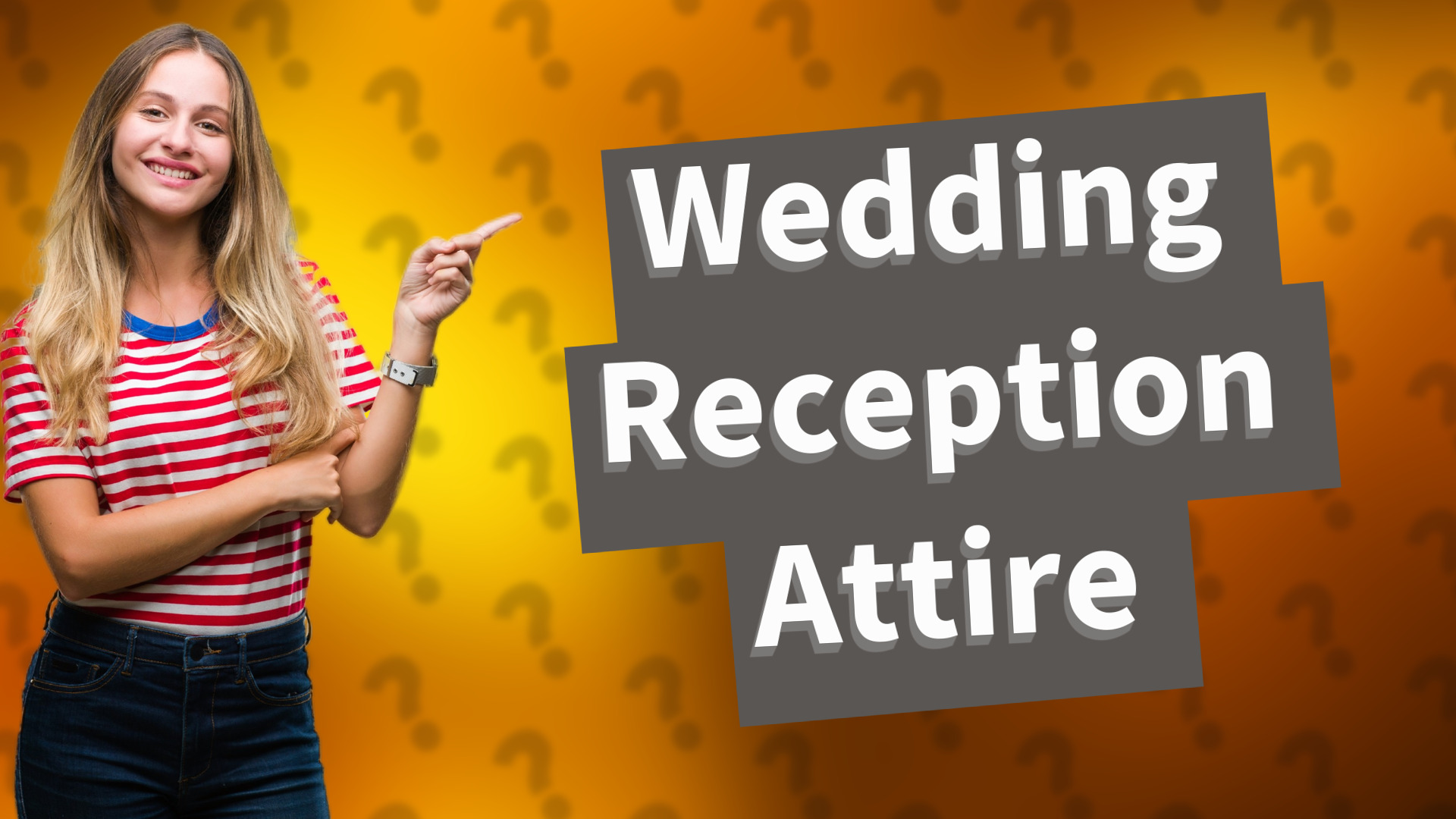 Wedding Reception Attire