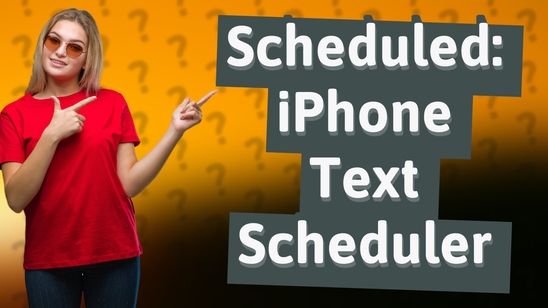 Scheduled: iPhone Text Scheduler