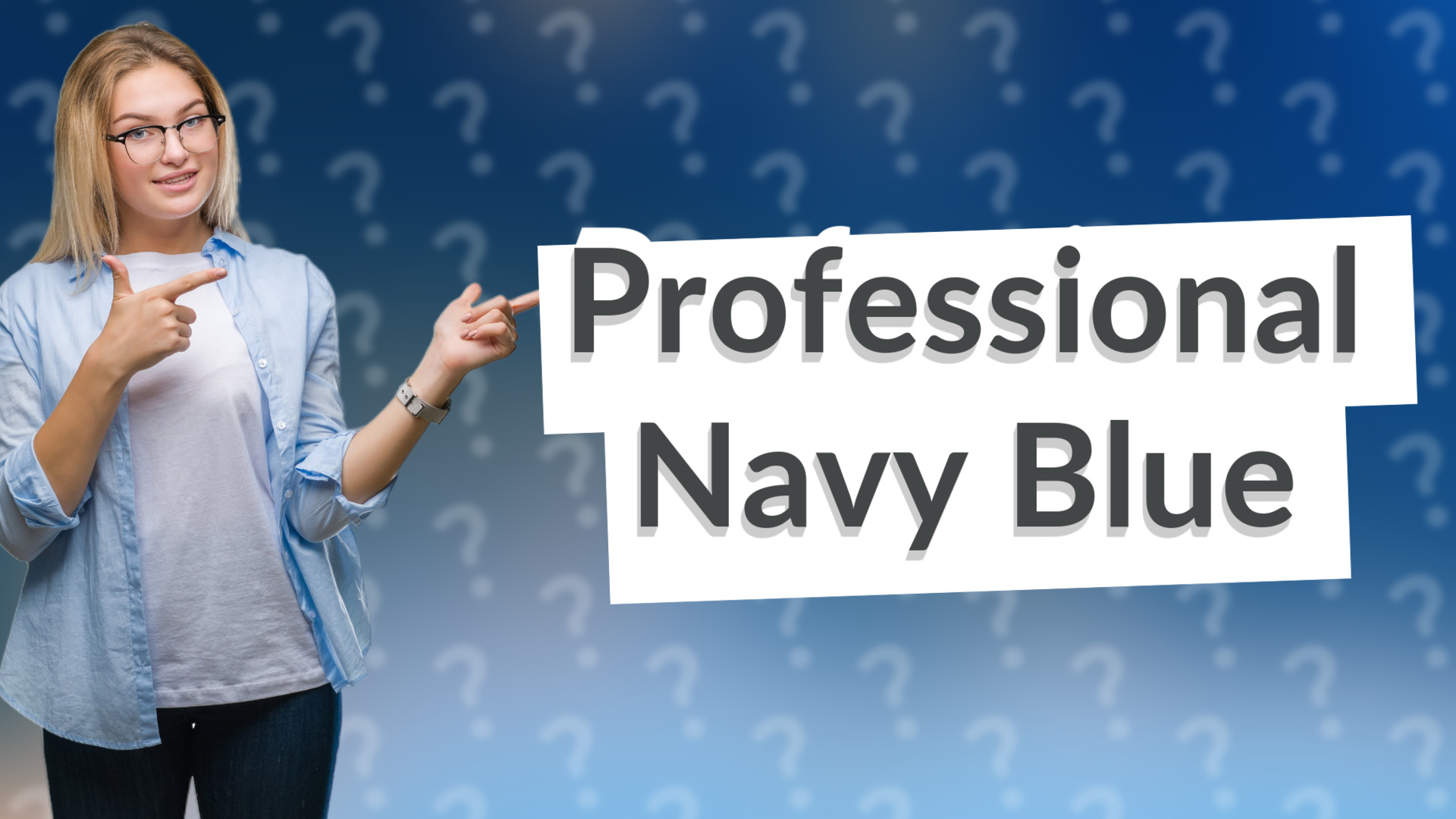 Professional Navy Blue