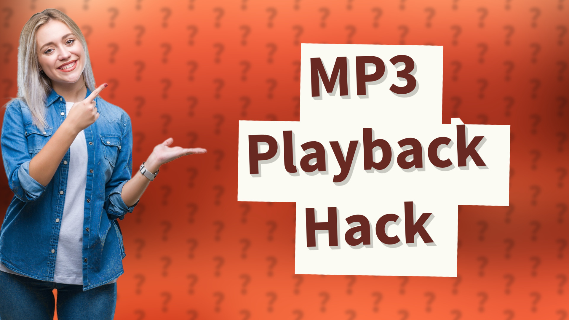 MP3 Playback Hack