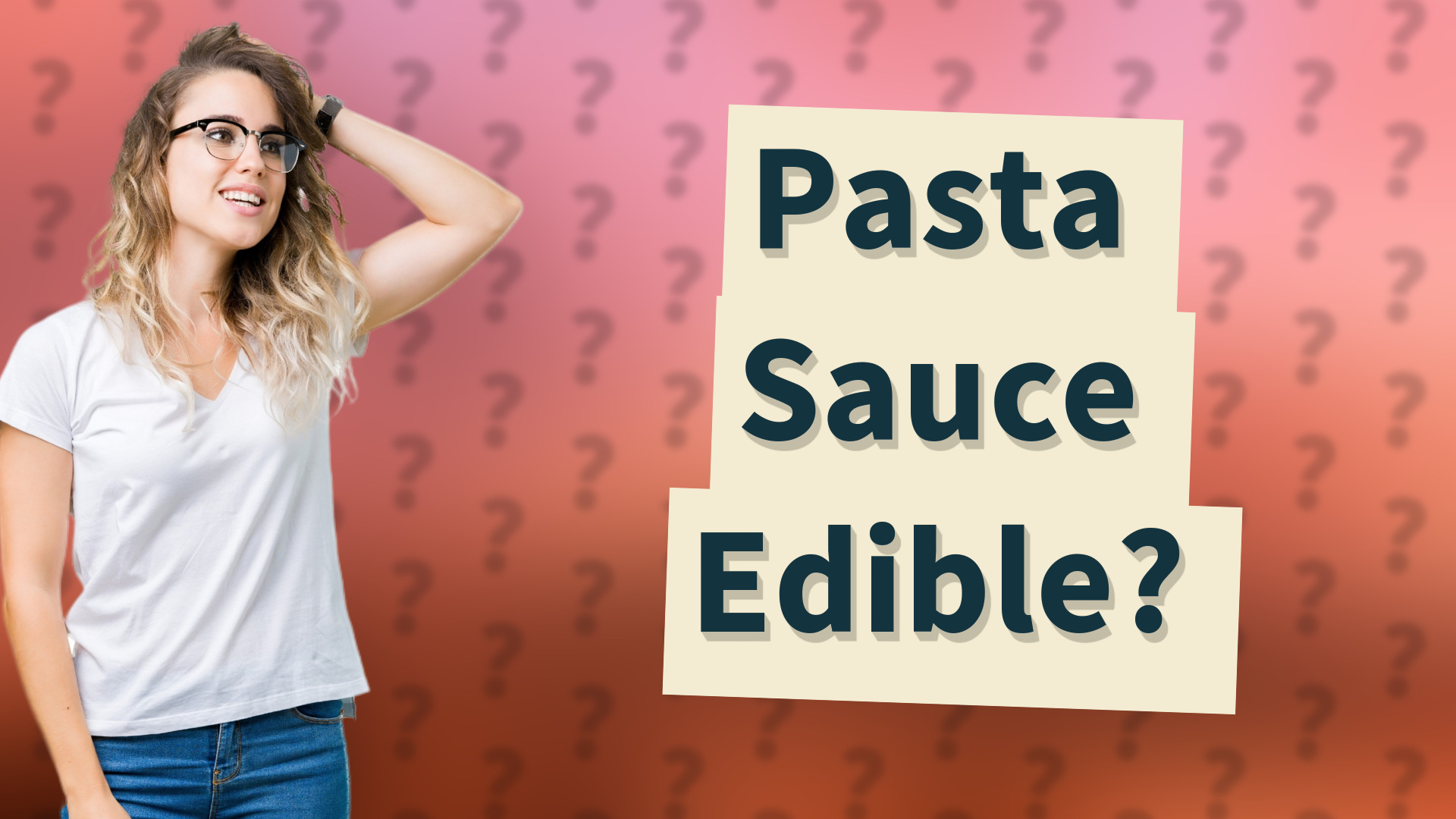 Pasta Sauce Edible?