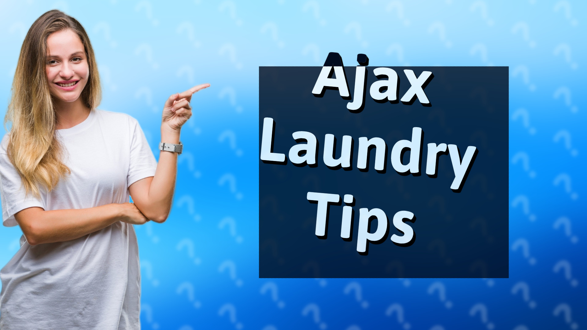 Ajax Laundry Tips