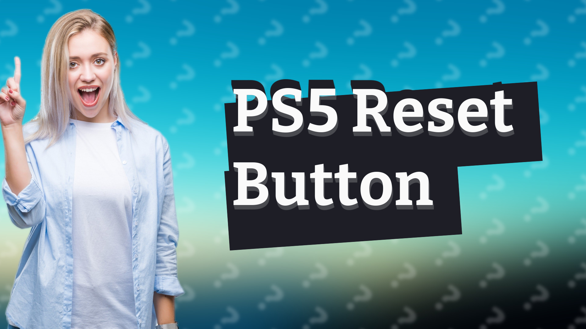 PS5 Reset Button