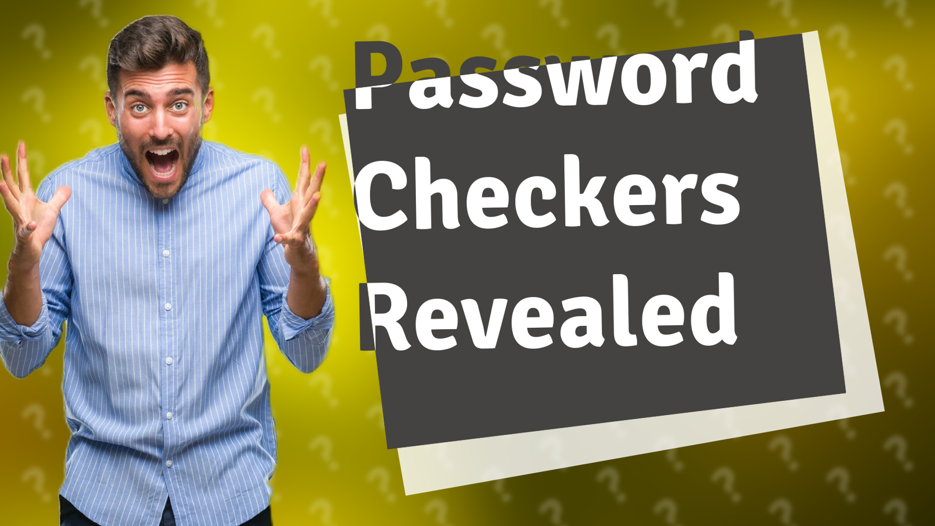 Password Checkers Revealed