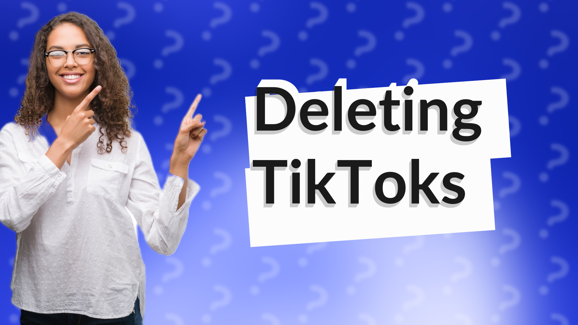 Deleting TikToks