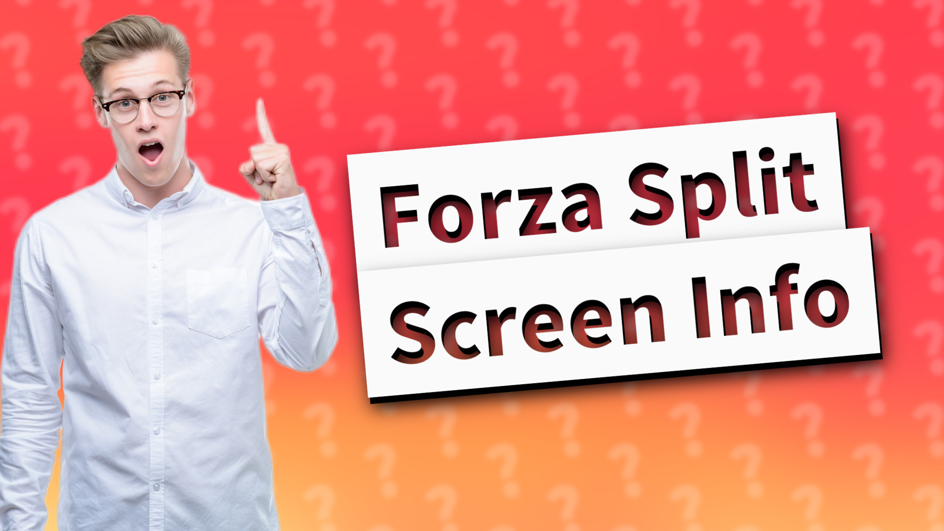 Forza Split Screen Info