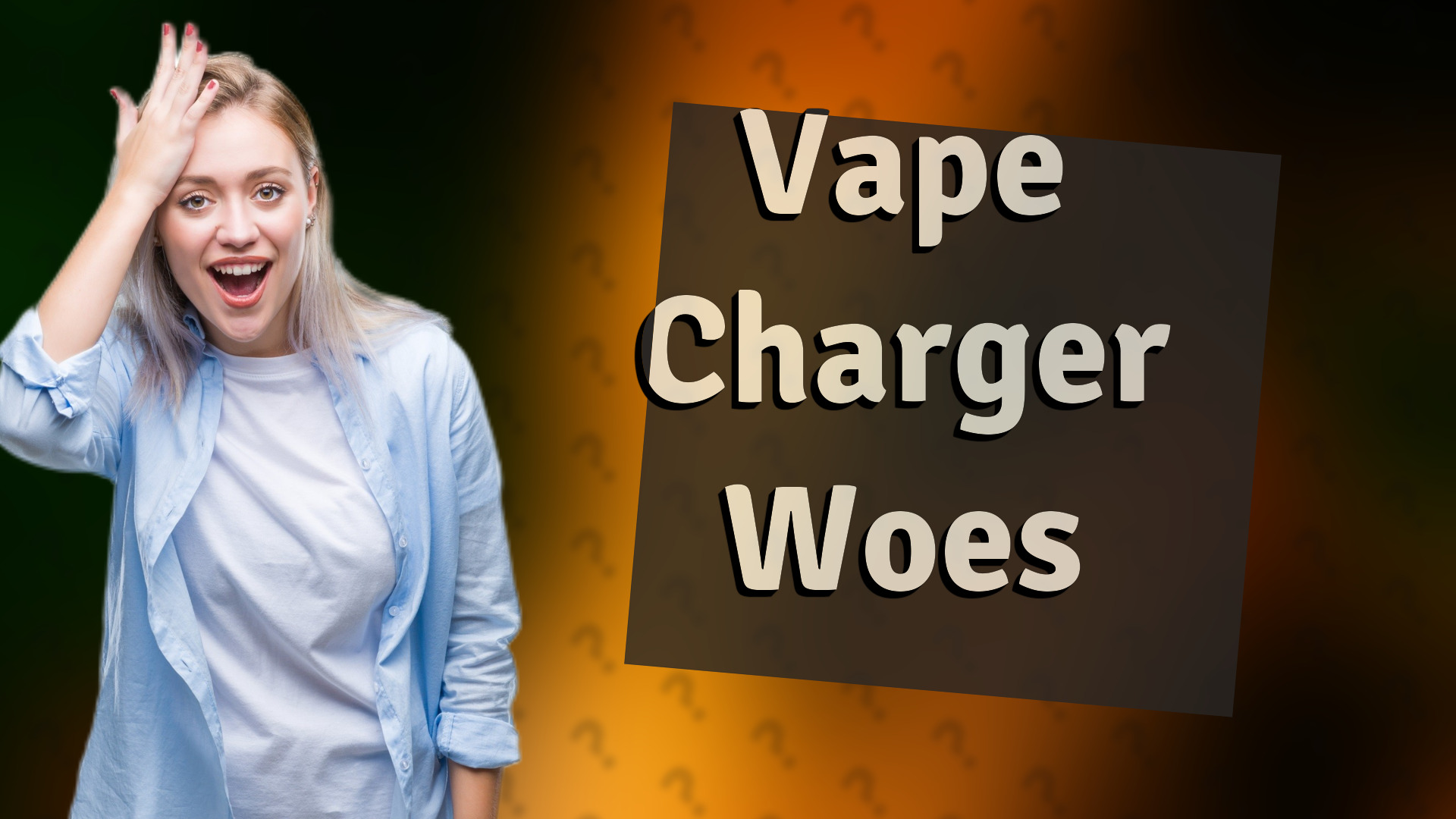 Vape Charger Woes