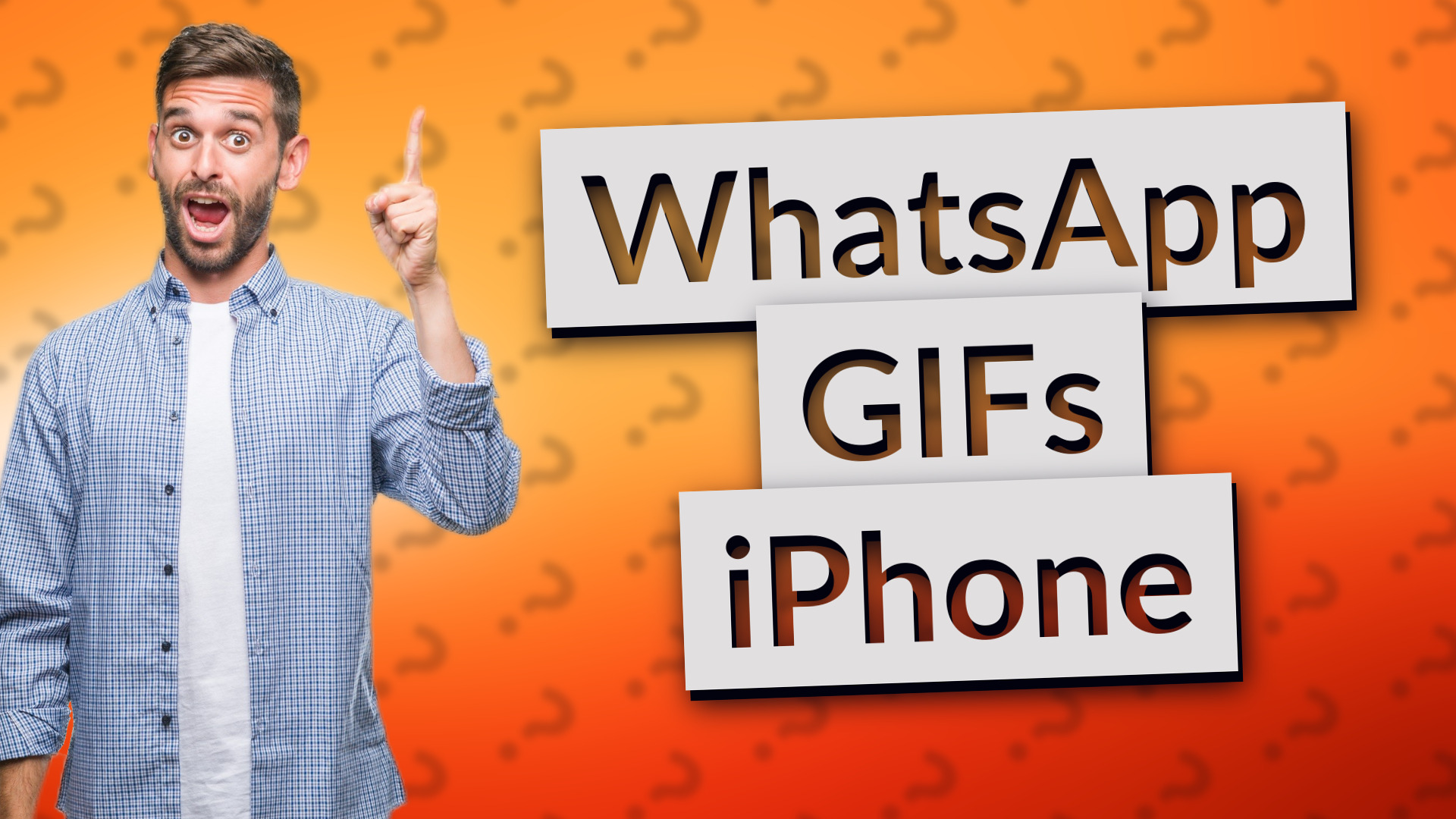 WhatsApp GIFs iPhone