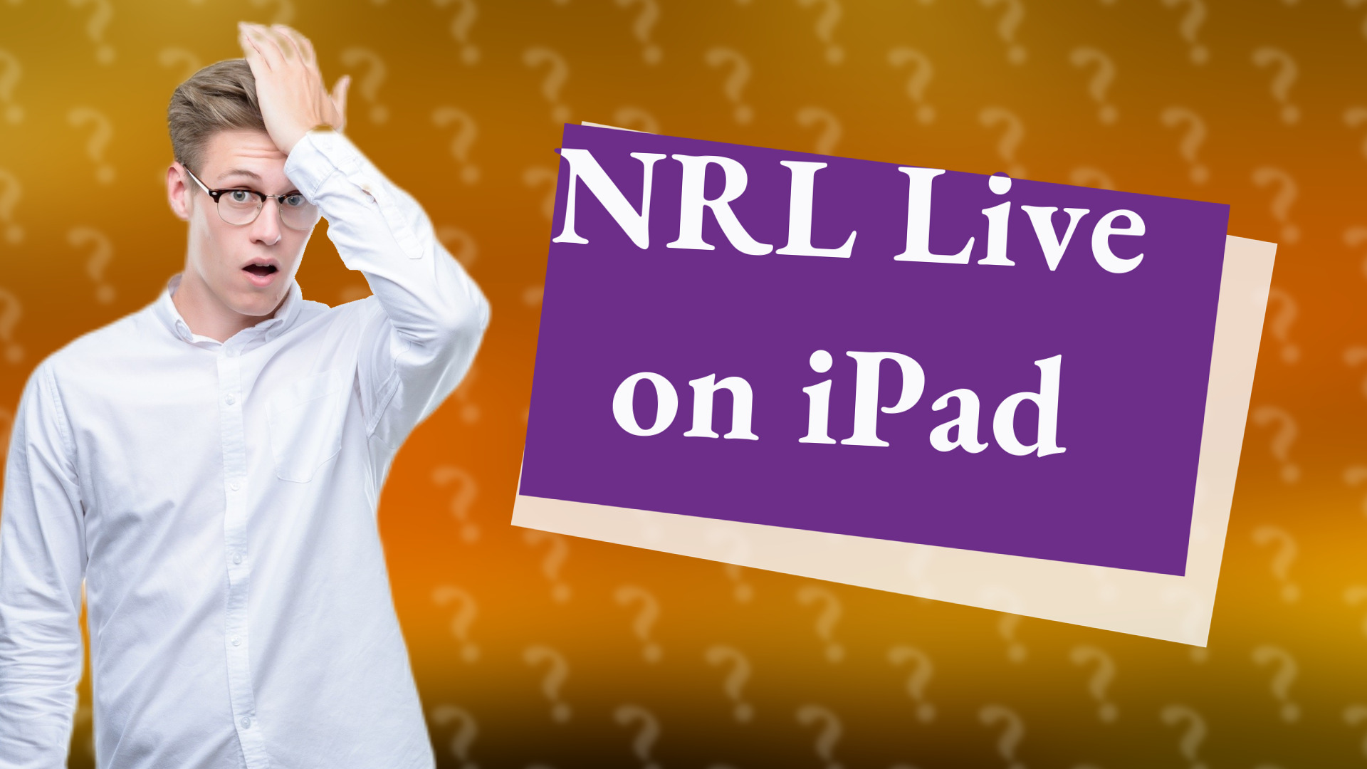 NRL Live on iPad