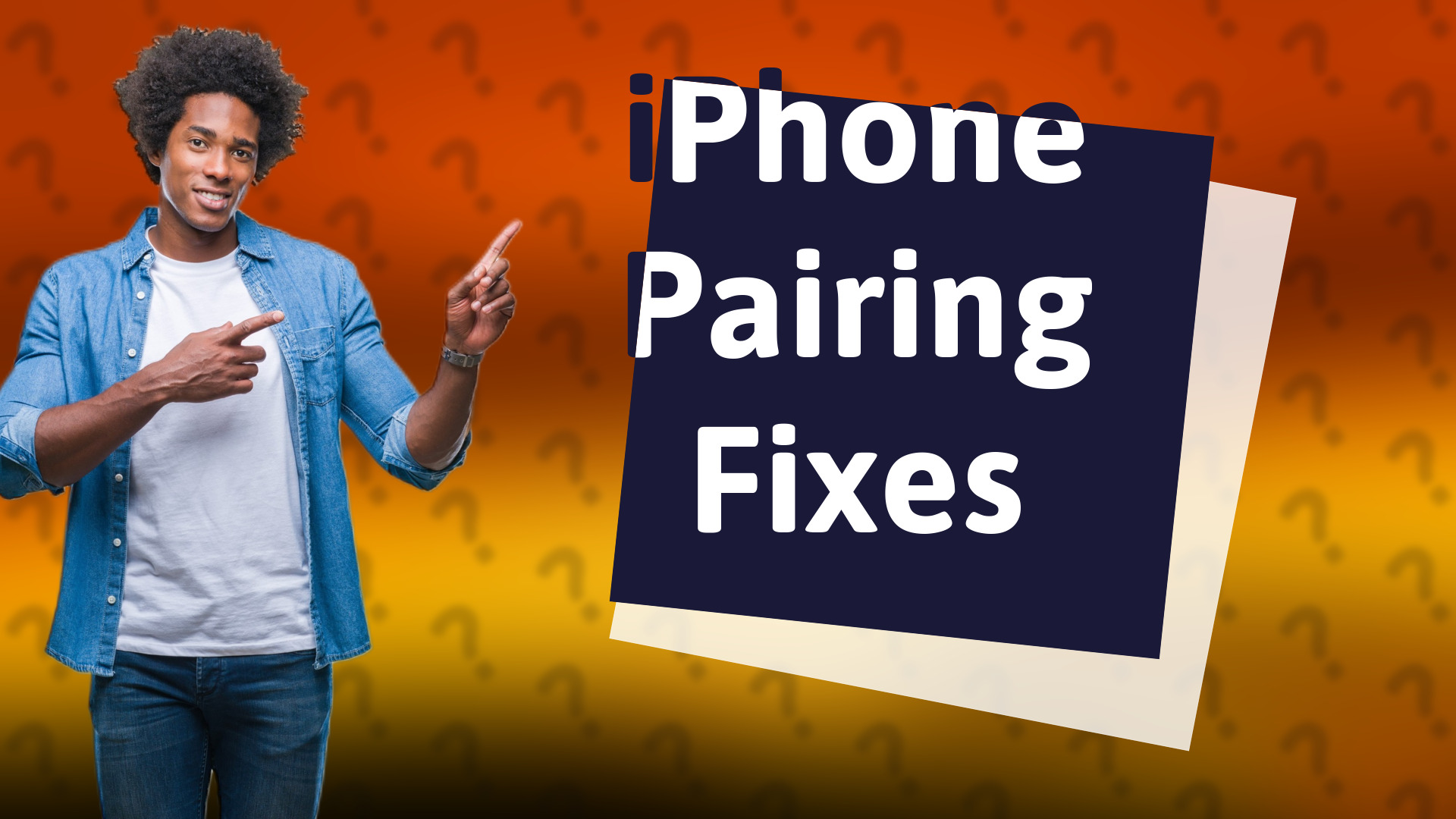 iPhone Pairing Fixes