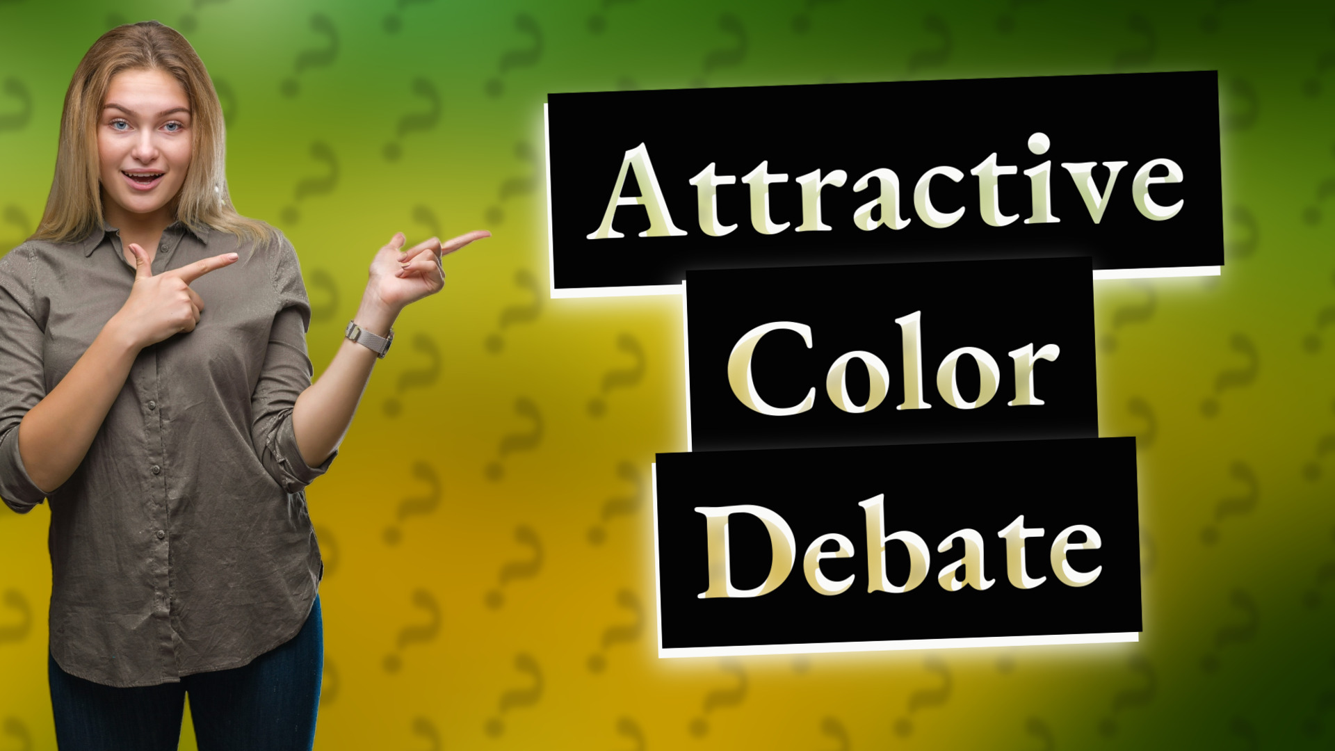 Attractive Color Debate