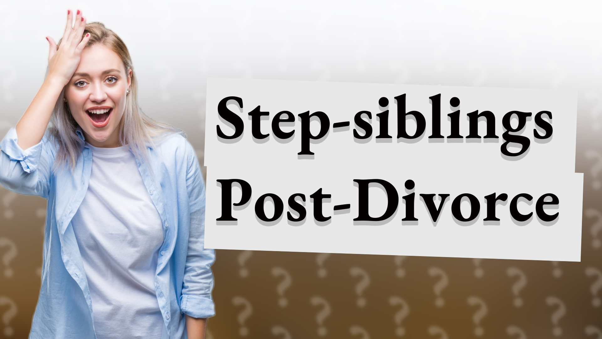 Step-siblings Post-Divorce