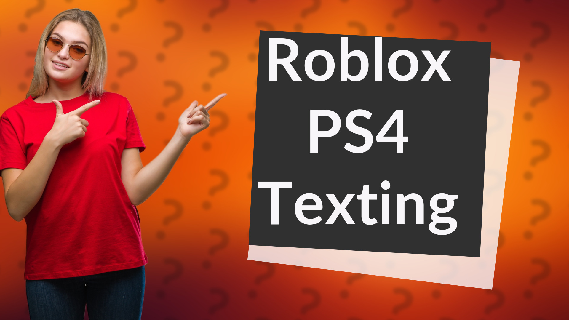 Roblox PS4 Texting