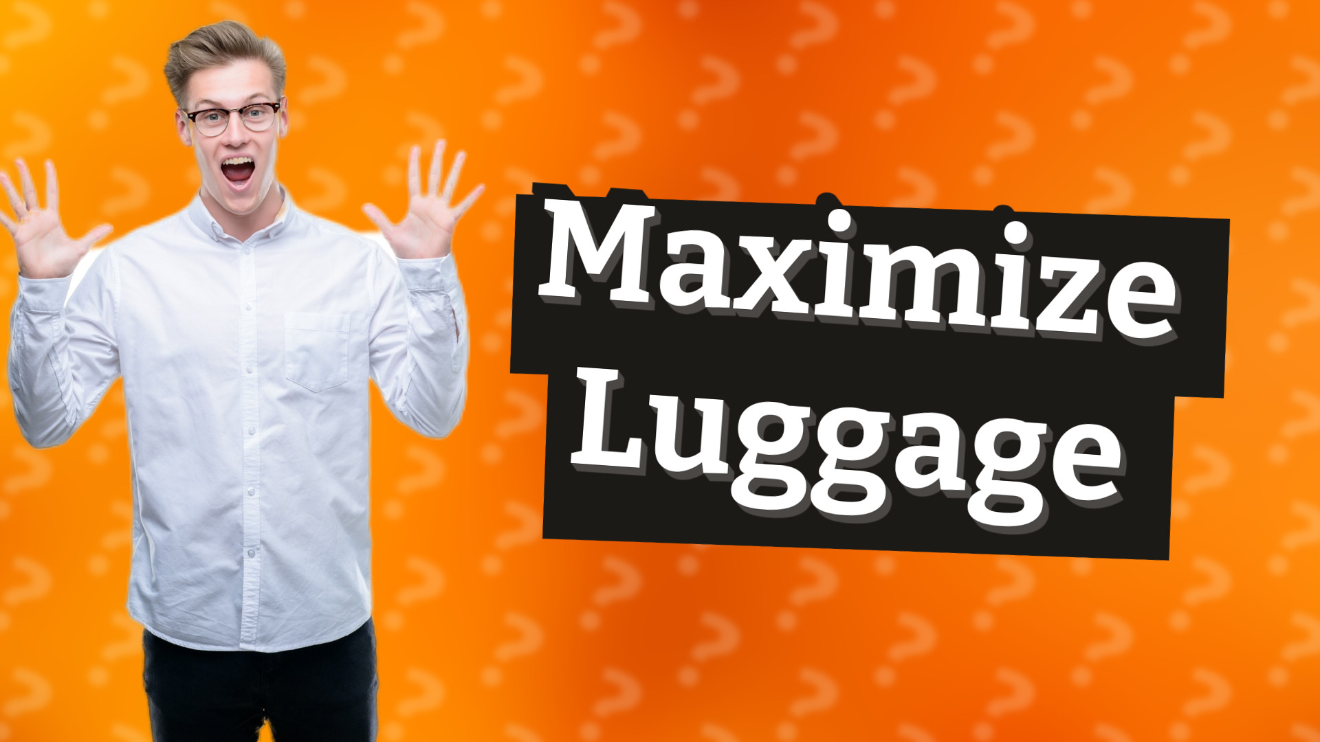 Maximize Luggage