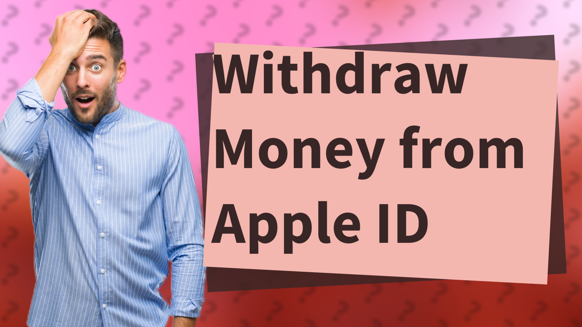 Withdraw Money from Apple ID