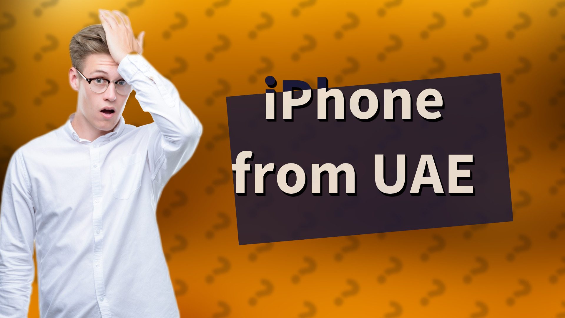 iPhone from UAE