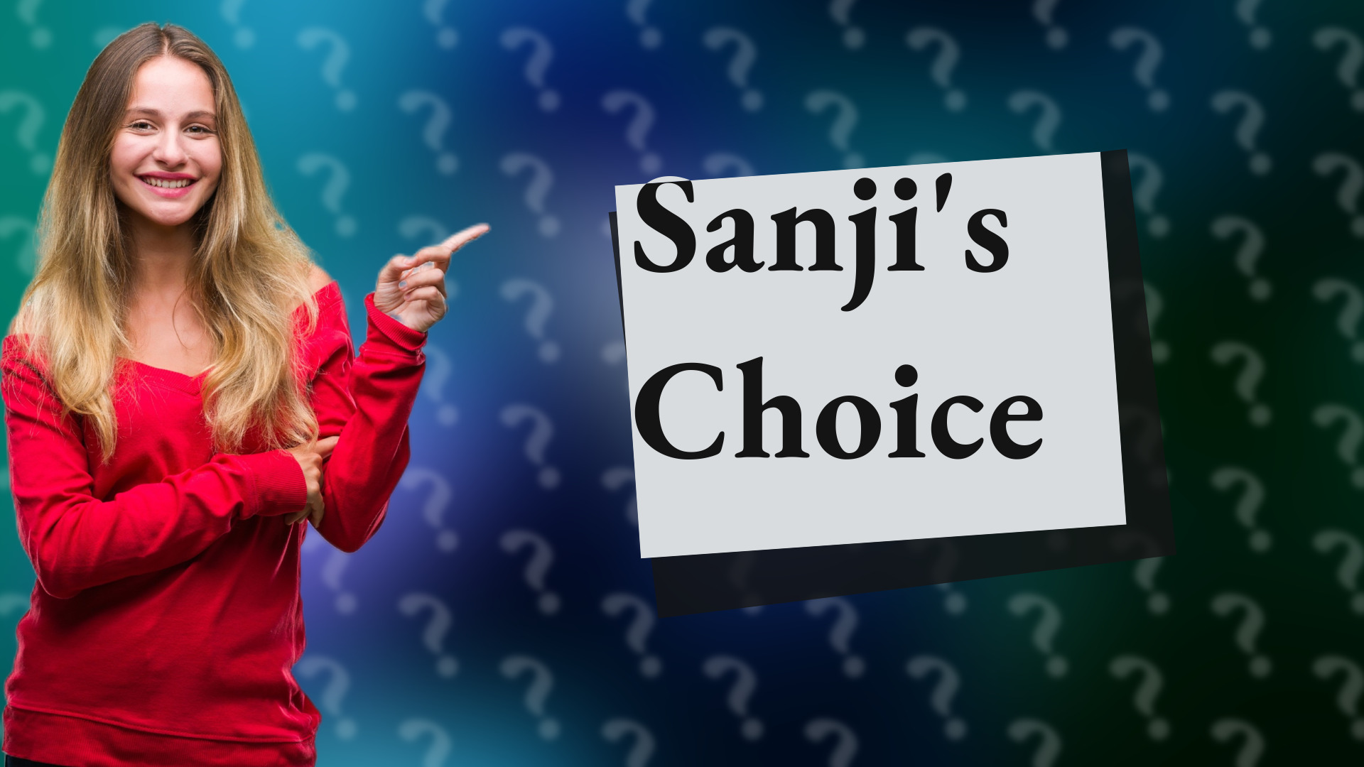 Sanji's Choice