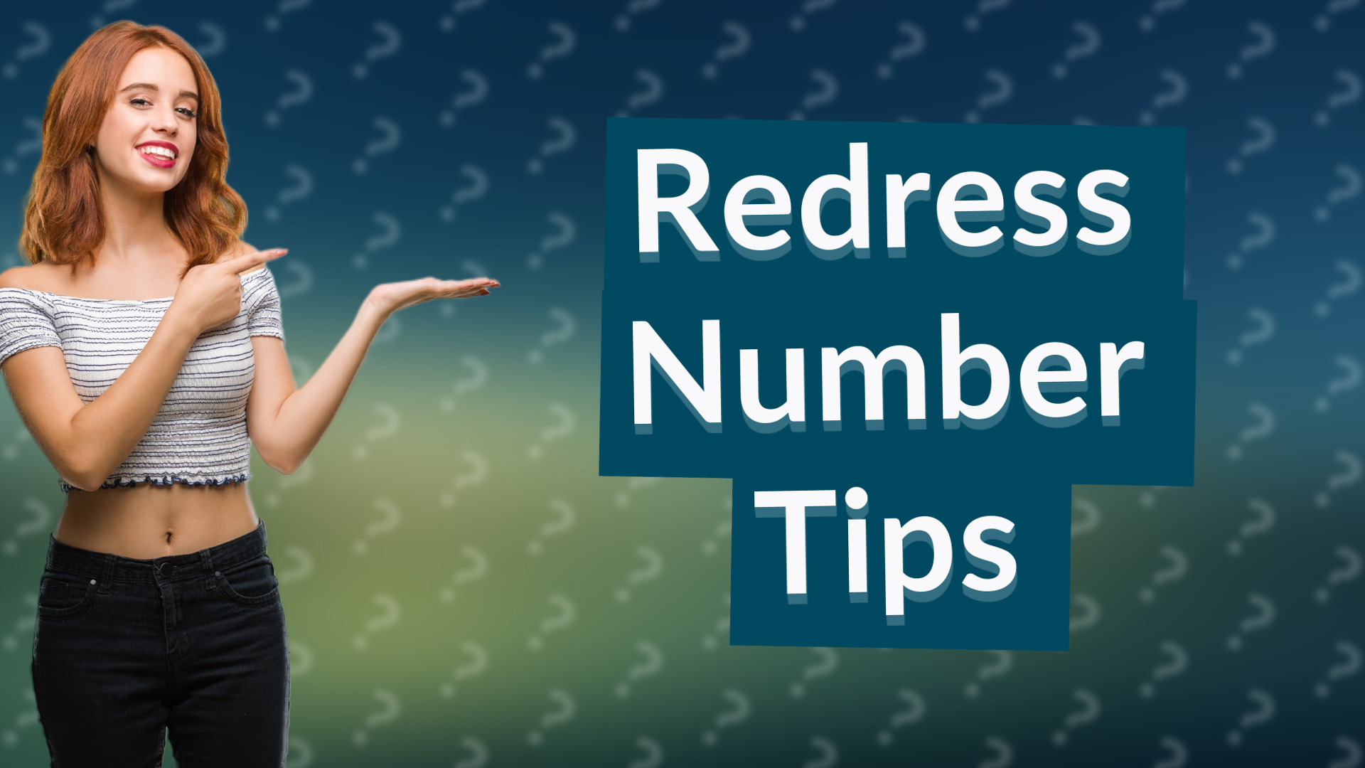 Redress Number Tips