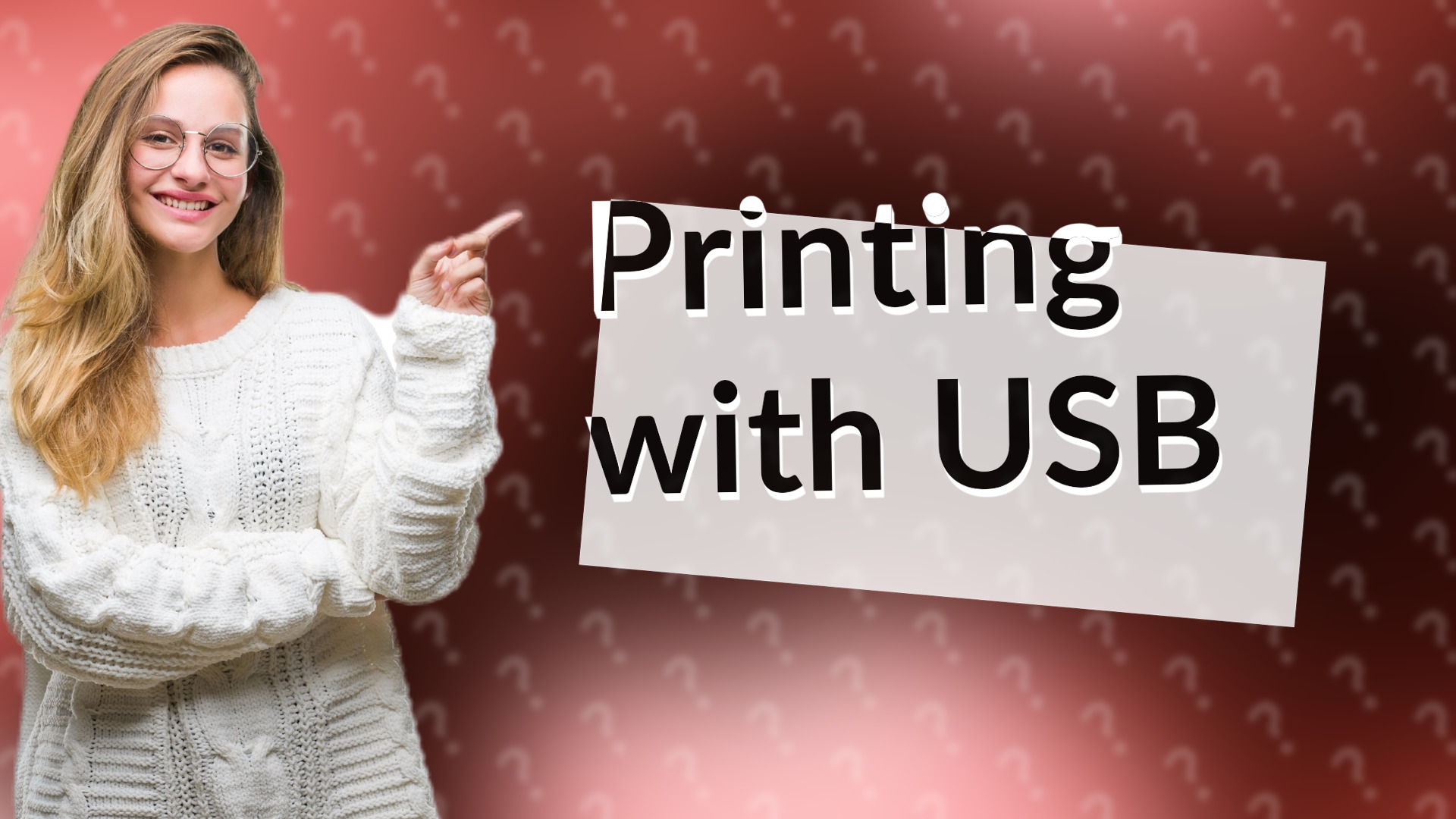Printing with USB