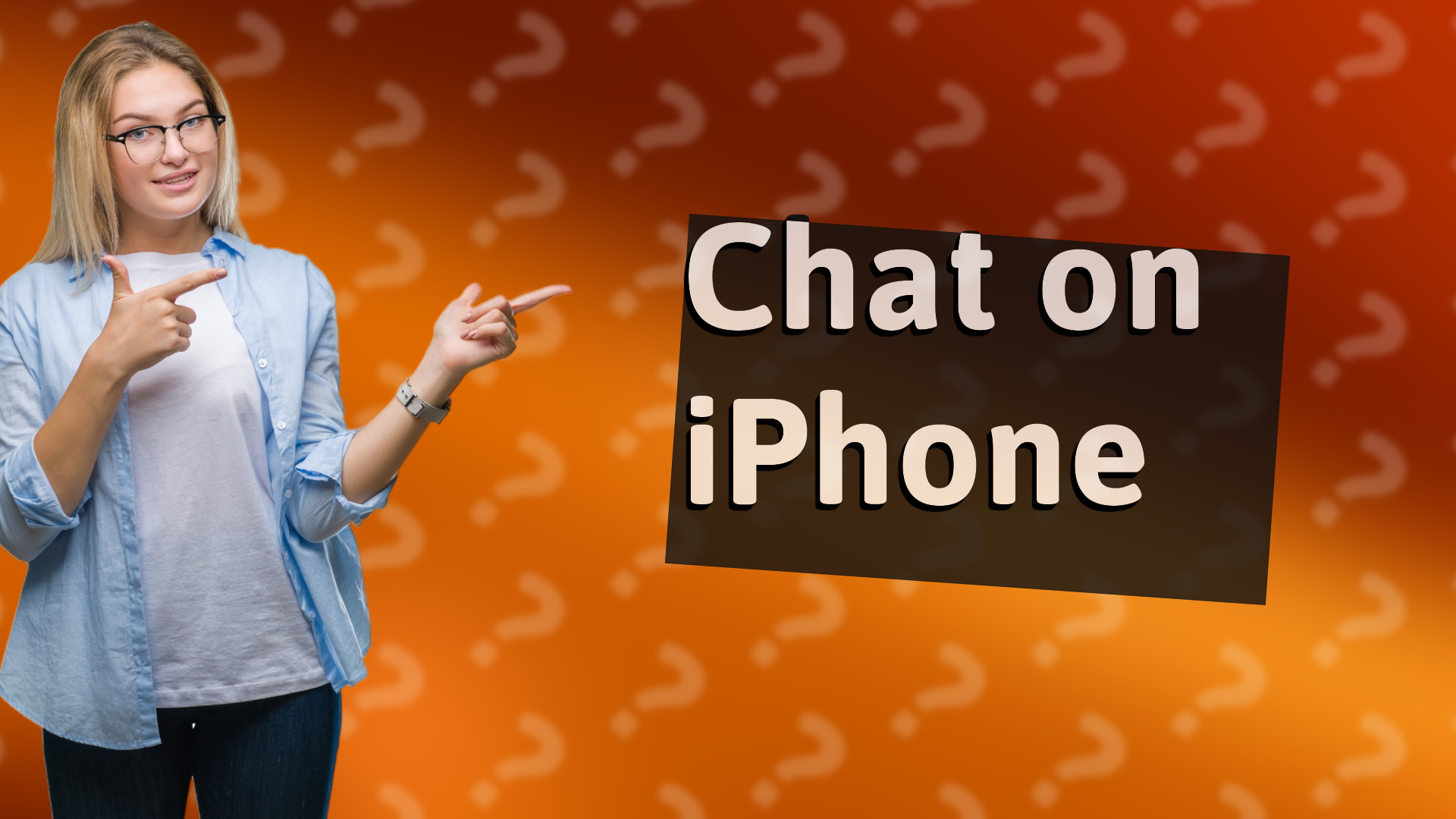 Chat on iPhone