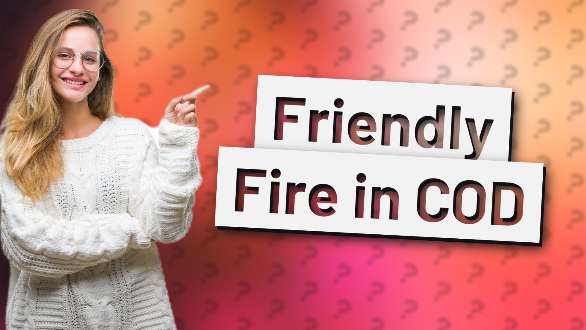 Friendly Fire in COD