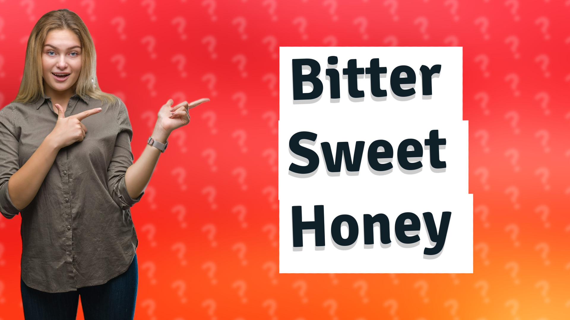Bitter Sweet Honey