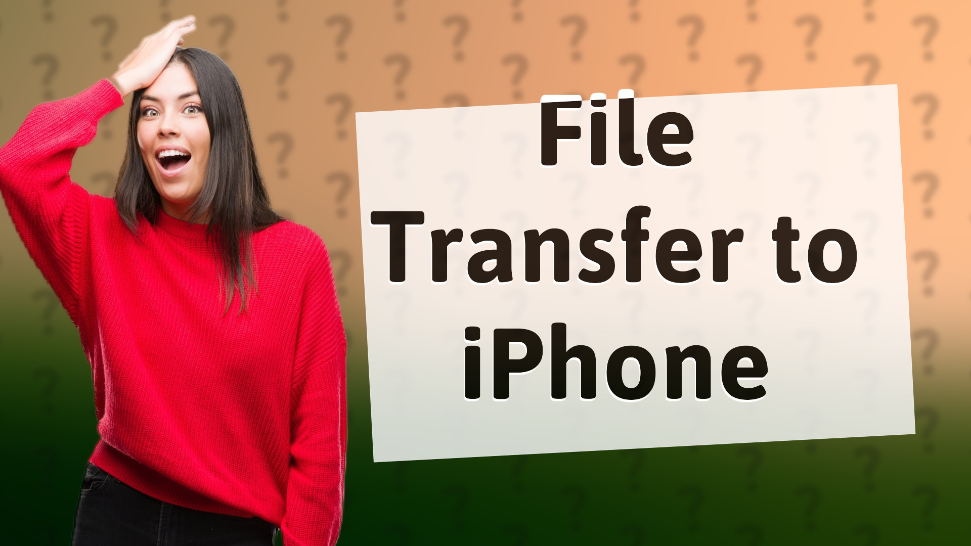 File Transfer to iPhone