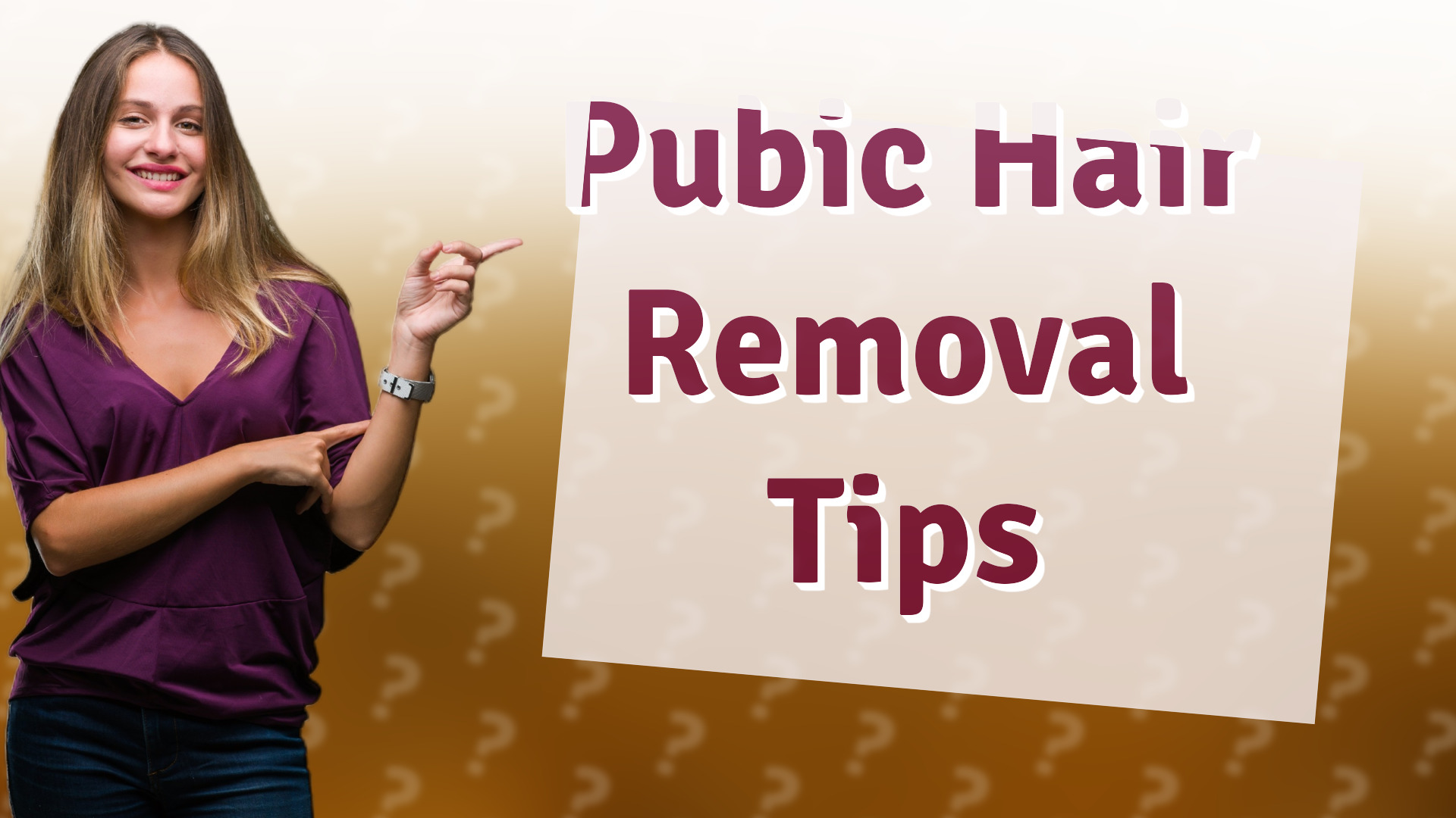 Pubic Hair Removal Tips