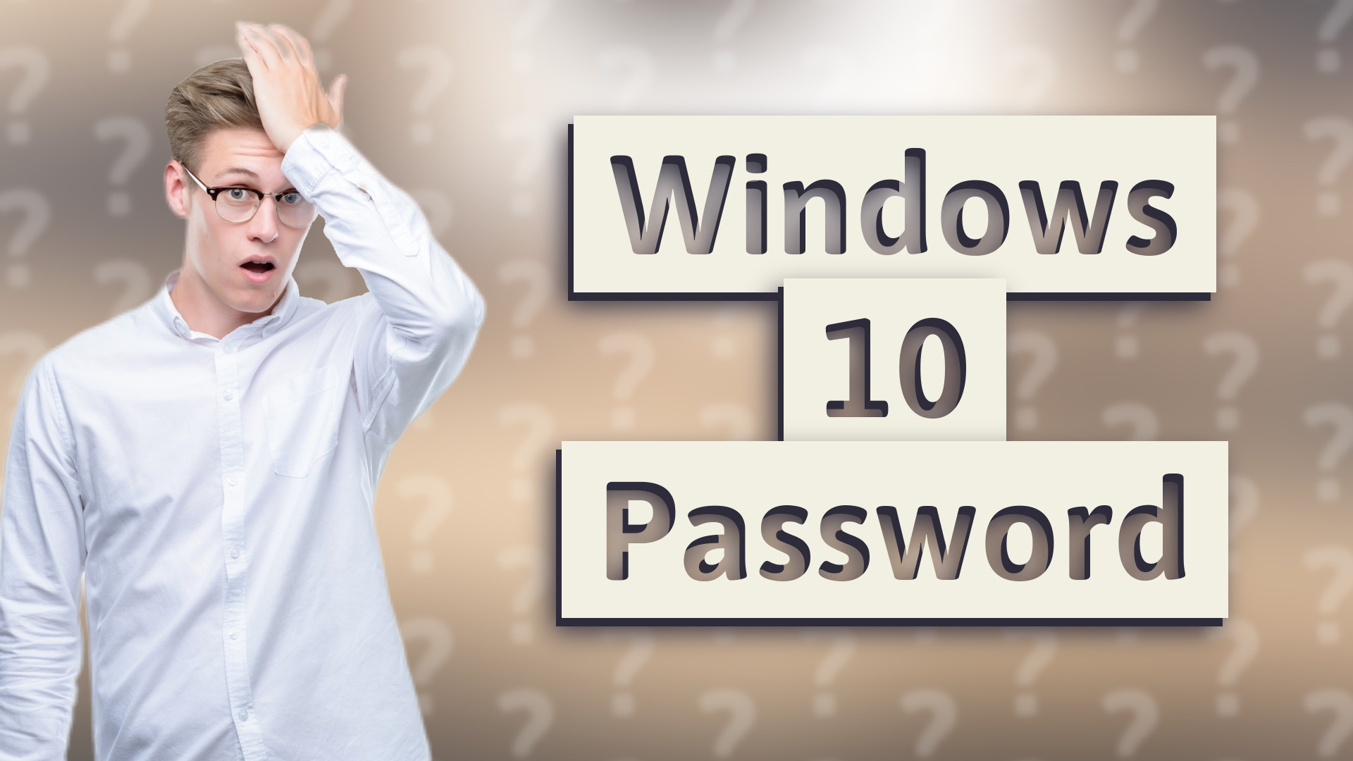 Windows 10 Password