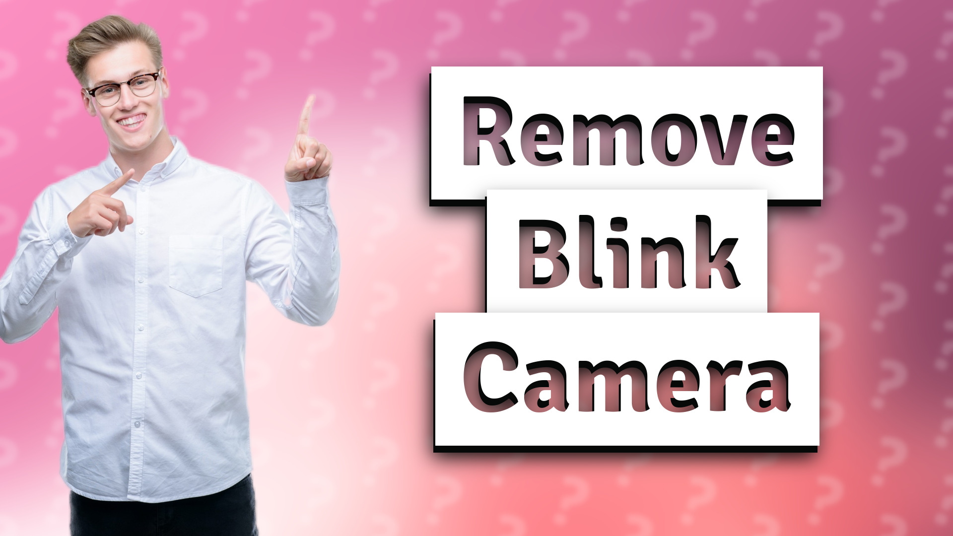 Remove Blink Camera