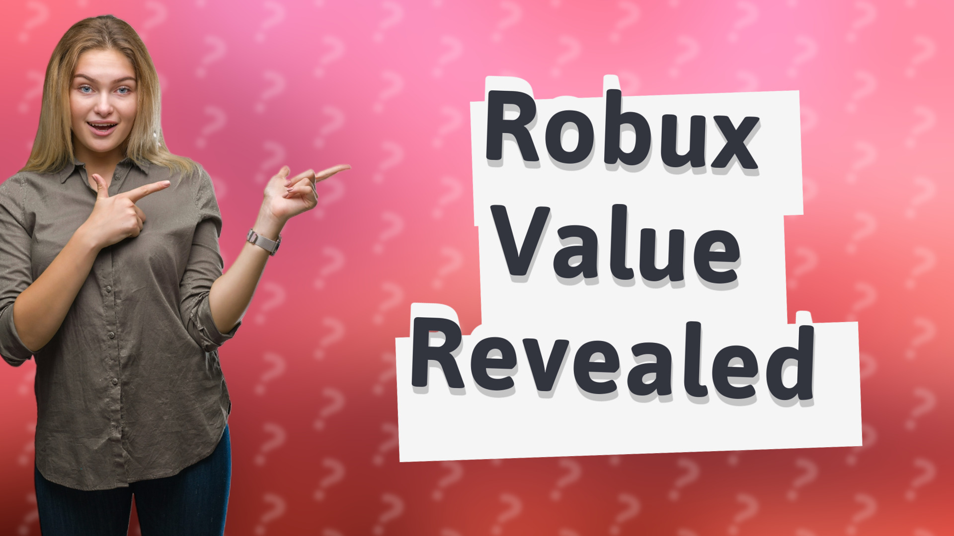 Robux Value Revealed