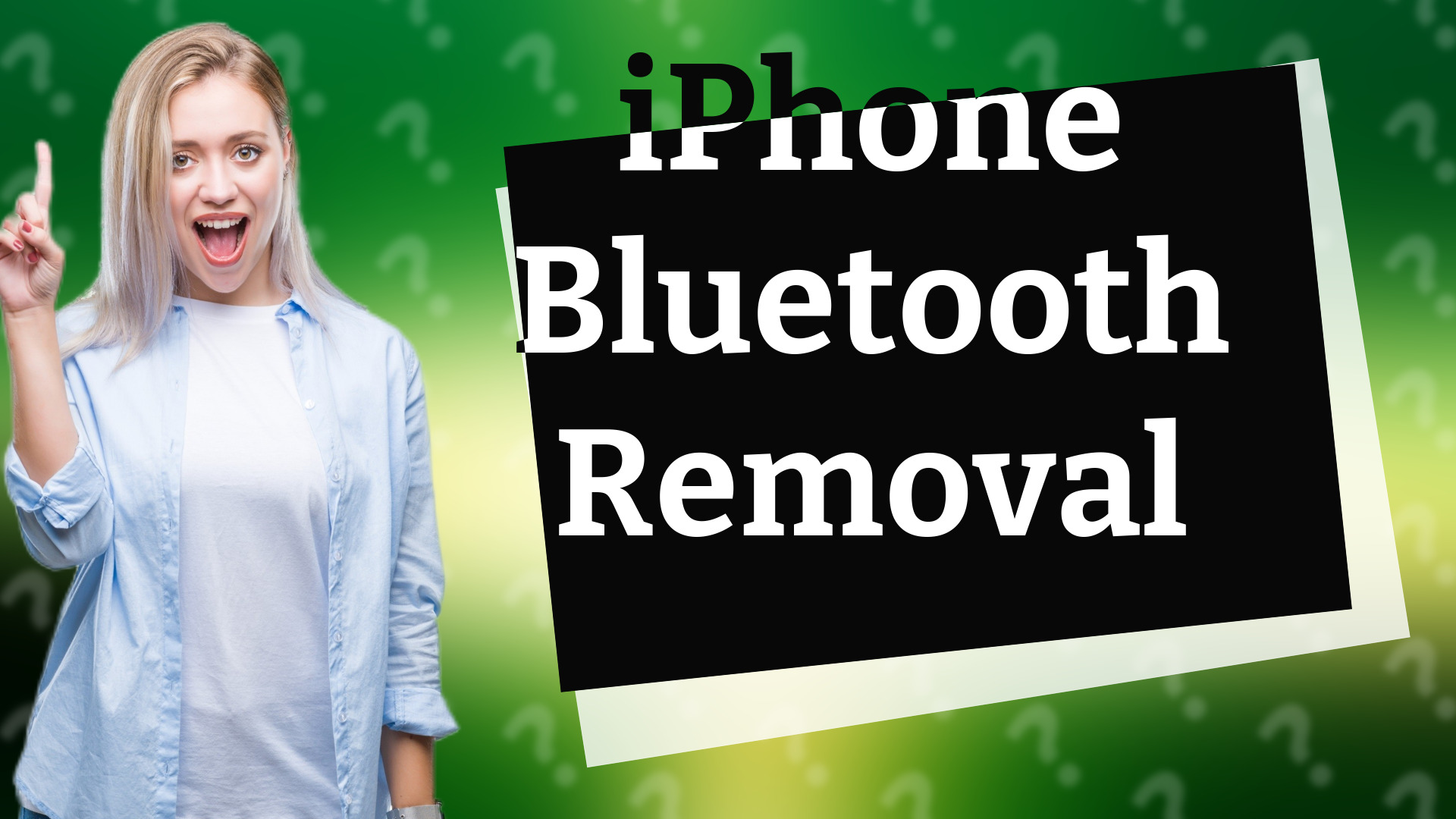 iPhone Bluetooth Removal
