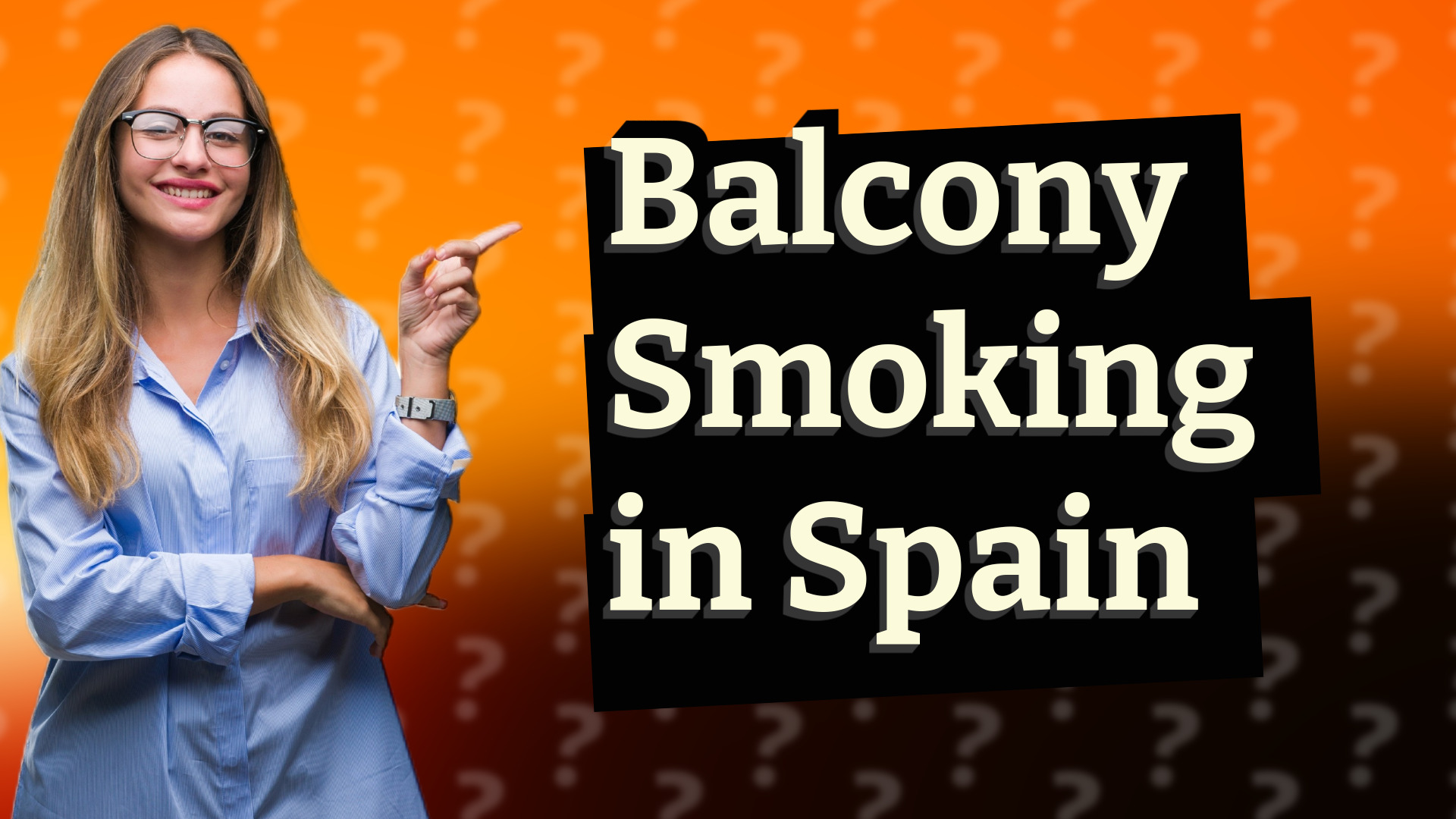 Balcony Smoking in Spain